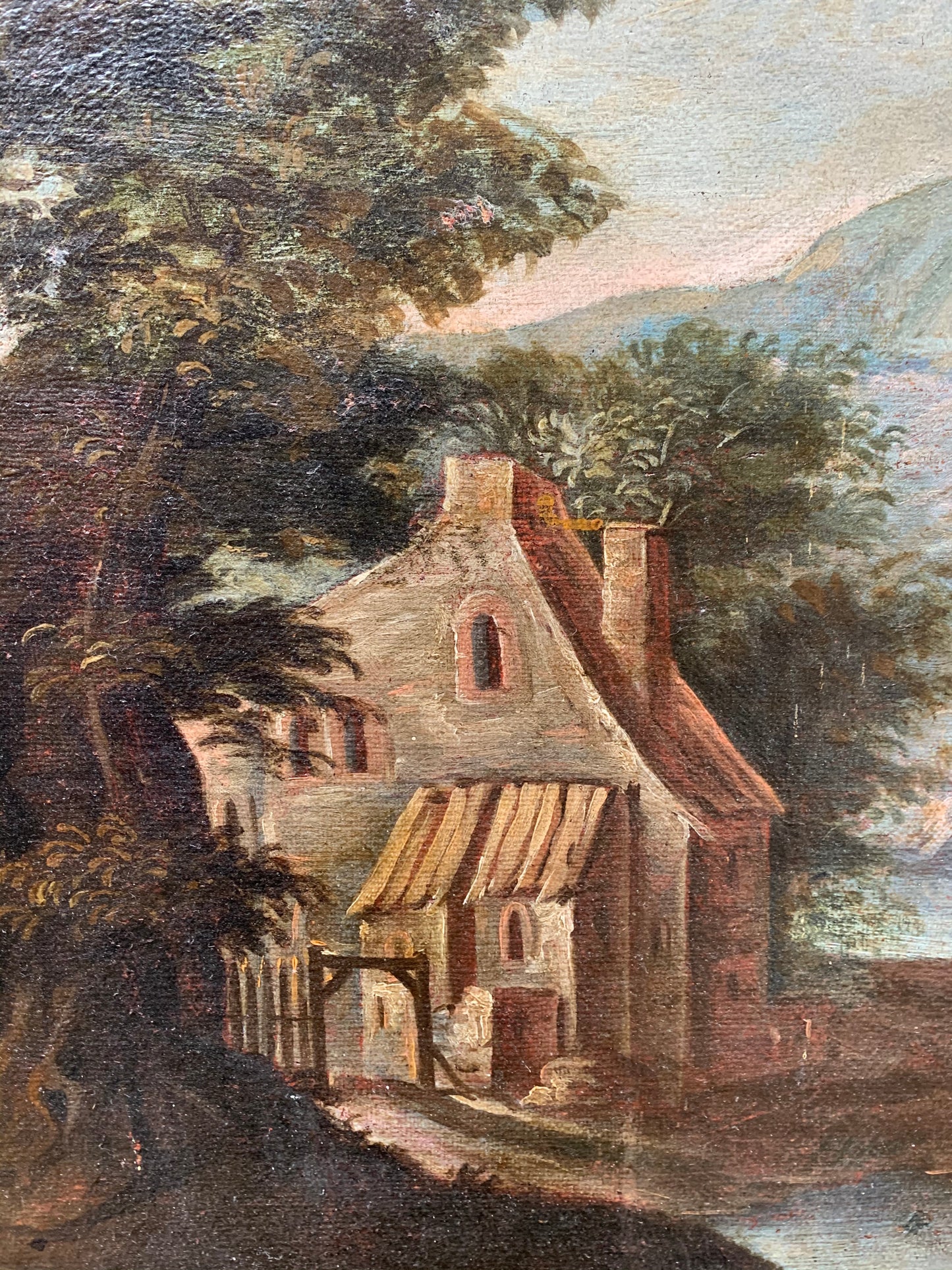 Hunters by the lake. Mid XVIII century.