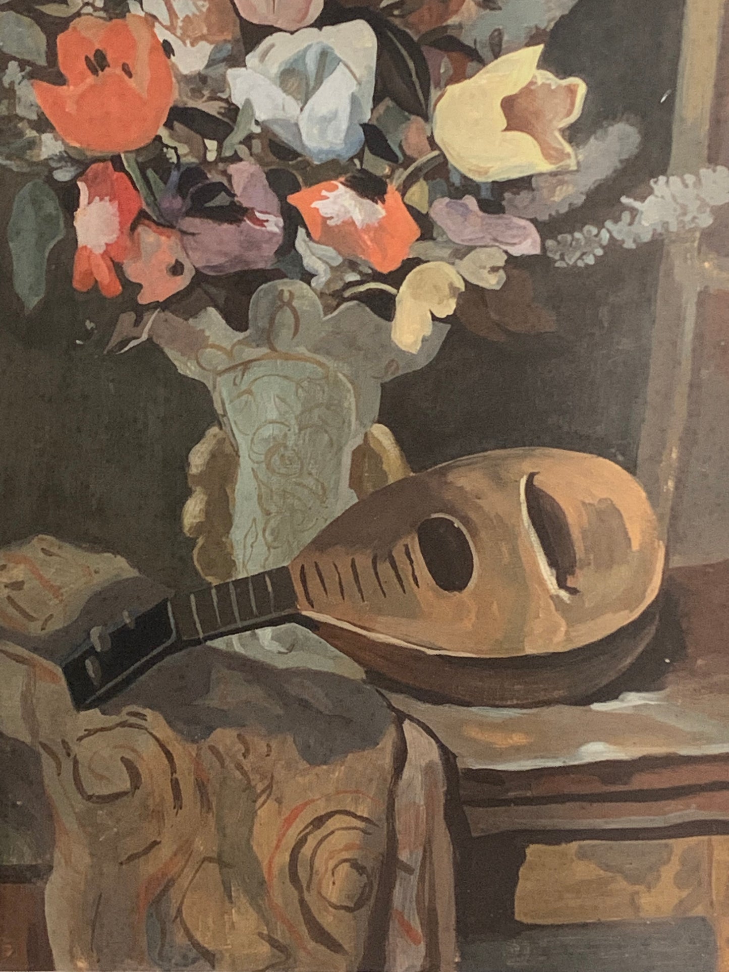 Still Life With Musical Instrument. Circa 1940