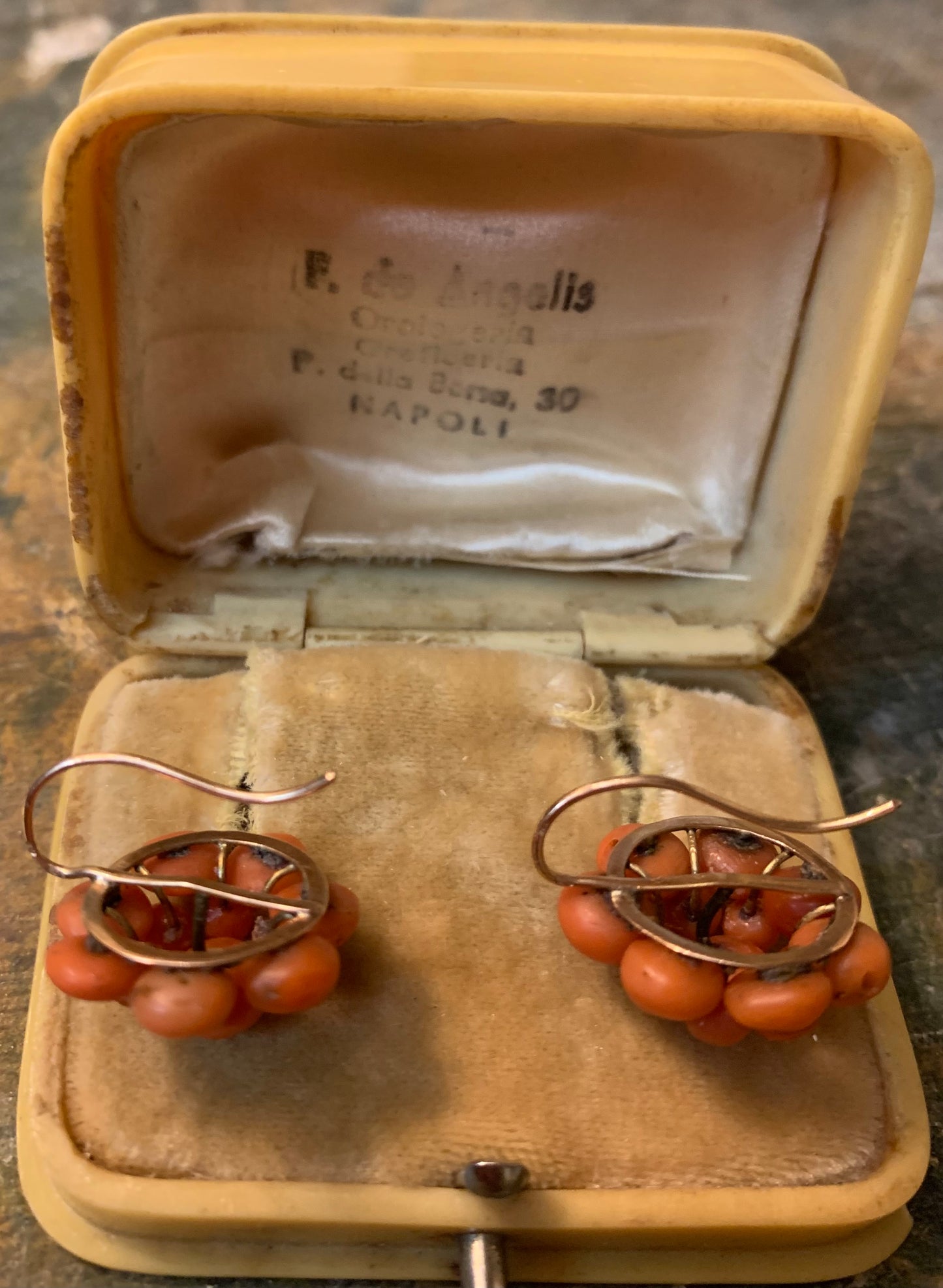 Italian earrings. XIX centruy