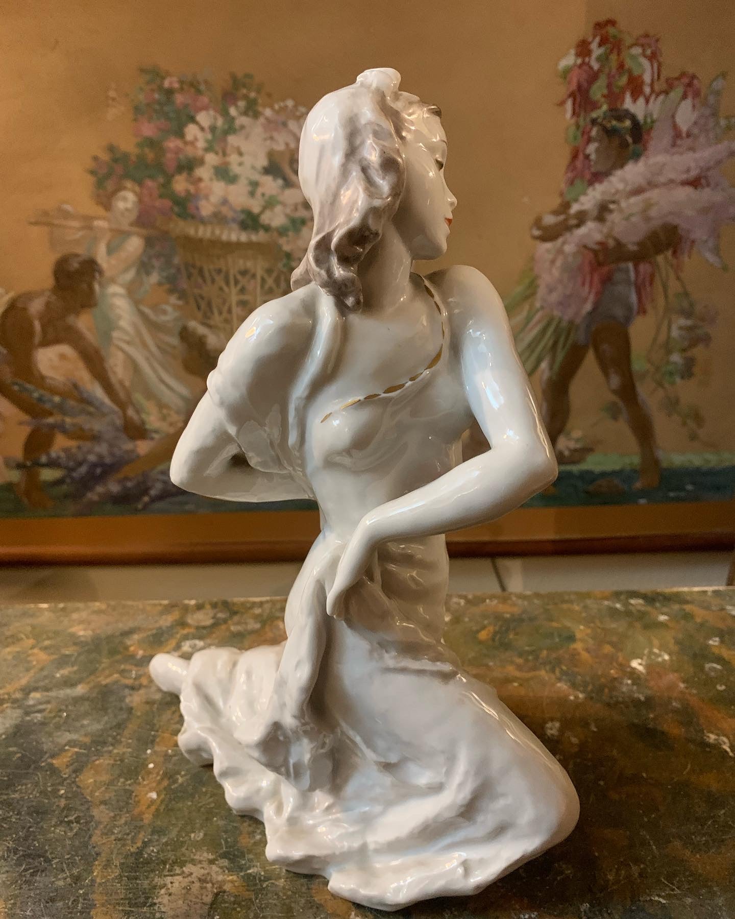 Rosenthal porcelain Dancer figurine. Sculptor. Lore Friedrich Gronau.