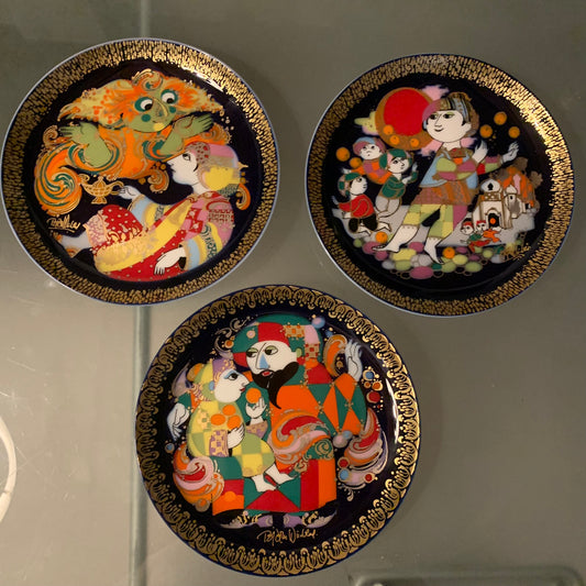 Rosenthal porcelain. Aladdin and the Magic Lamp by Danish artist Bjorn Wiinblad