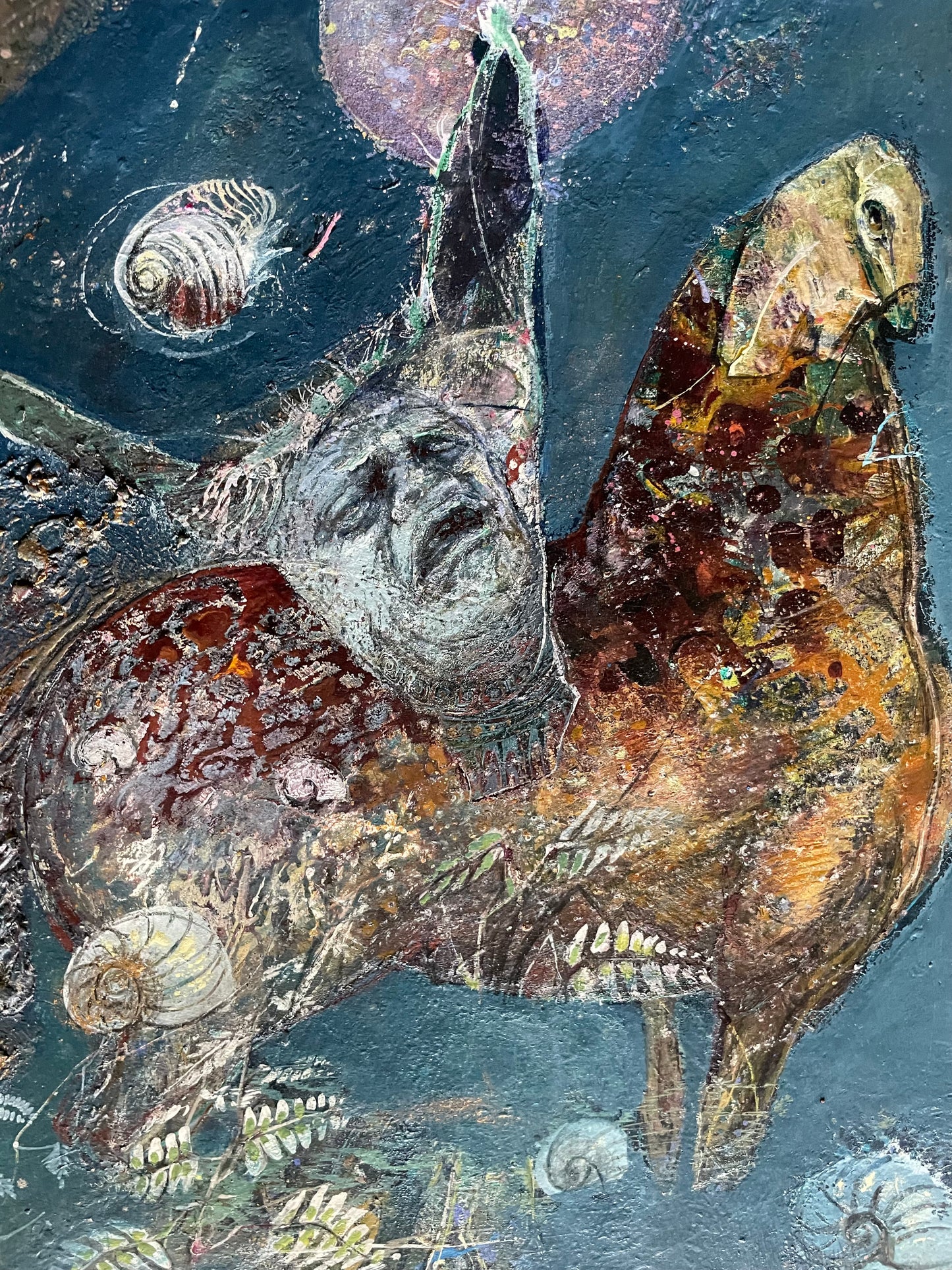 Ewa Adamowicz, Metamorfosi di centauro in un paesaggio fossile, Polonia, 1989