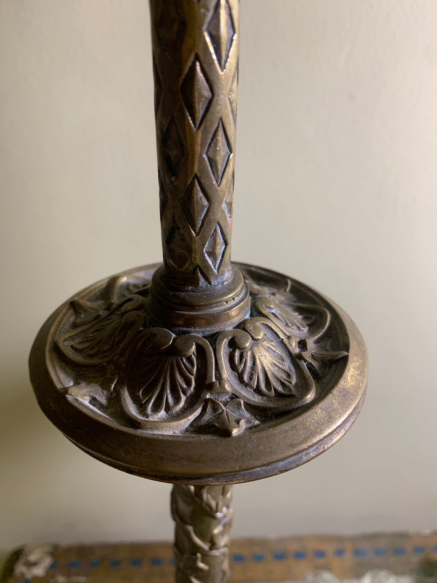 Art Nouveau Bronze Candelabras with Herons and Masks - Eclectic Style with French Influence (1880-1890)