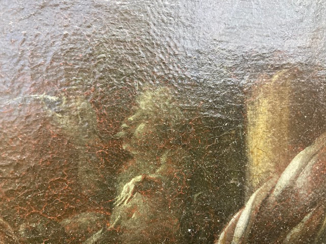 Gaspare Lopez, attribuzione Natura morta con fontana, obelisco e cascata di fiori in un giardino, Napoli, c. 1720