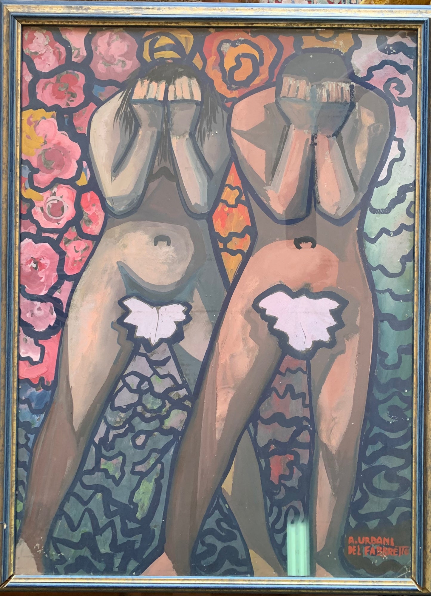 Urbani del Fabbretto. Adam and Eve, circa 1930. Roman school.