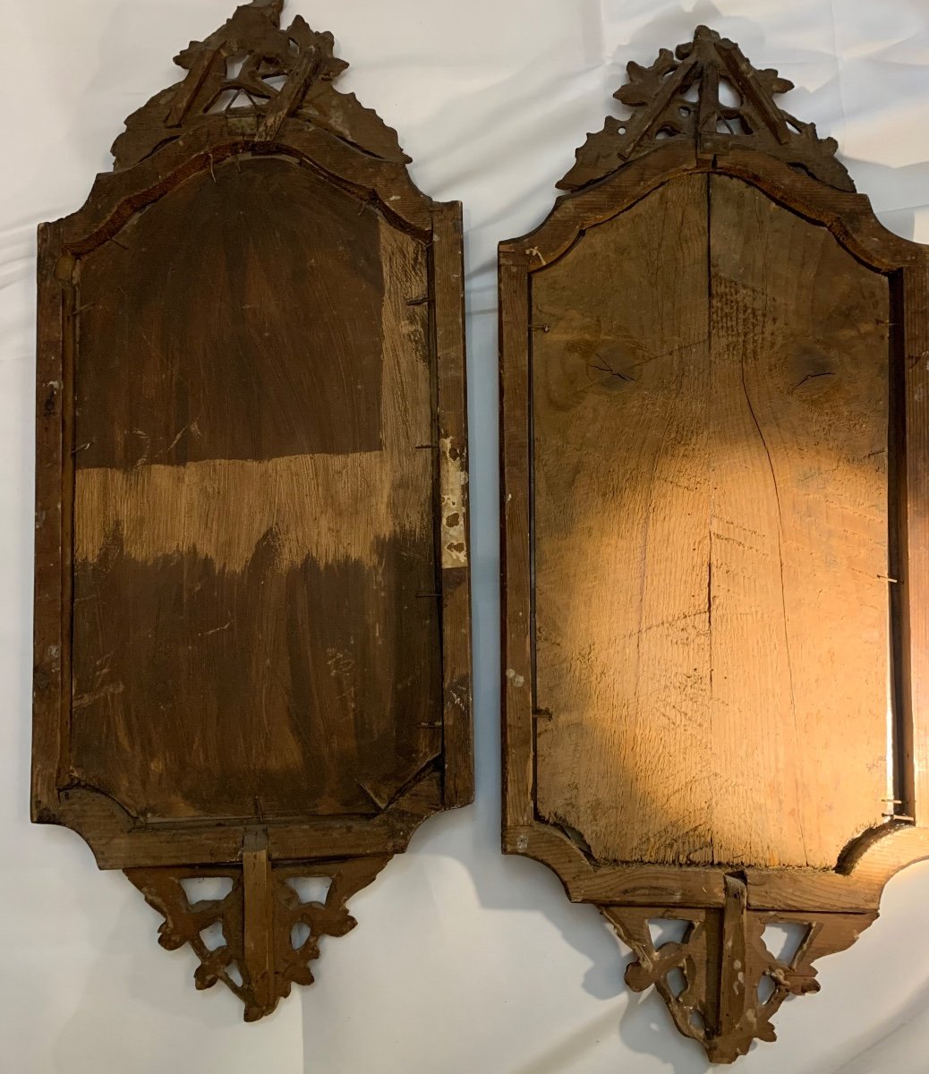 Tuo Venetian Mirrors From 1770 Circa