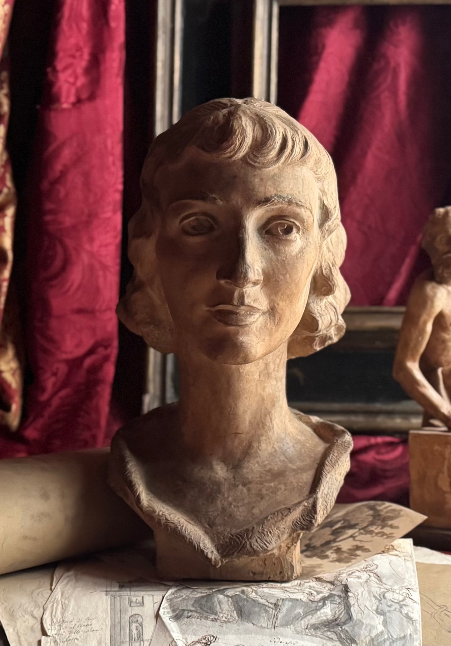 Giorgio Rossi (1892–1963) Ritratto femminile (moglie di Gianni Vagnetti), anni '30 Terracotta Altezza: 44 cm