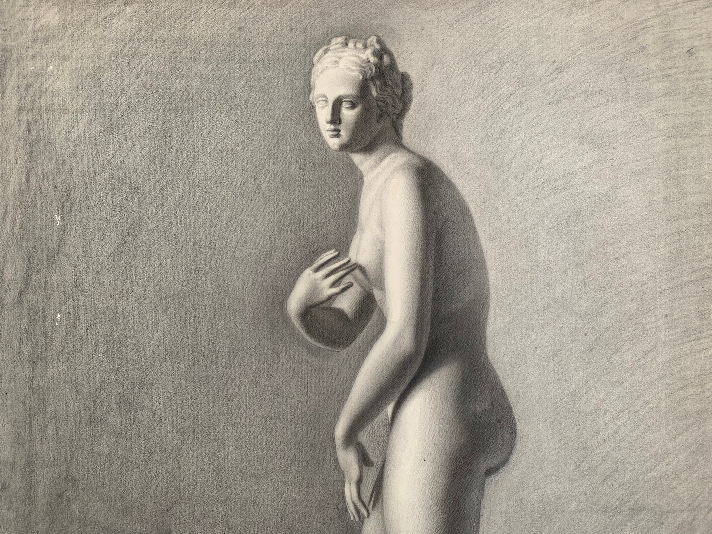 Venus of Medici. Italian Academic Drawing. XIX century