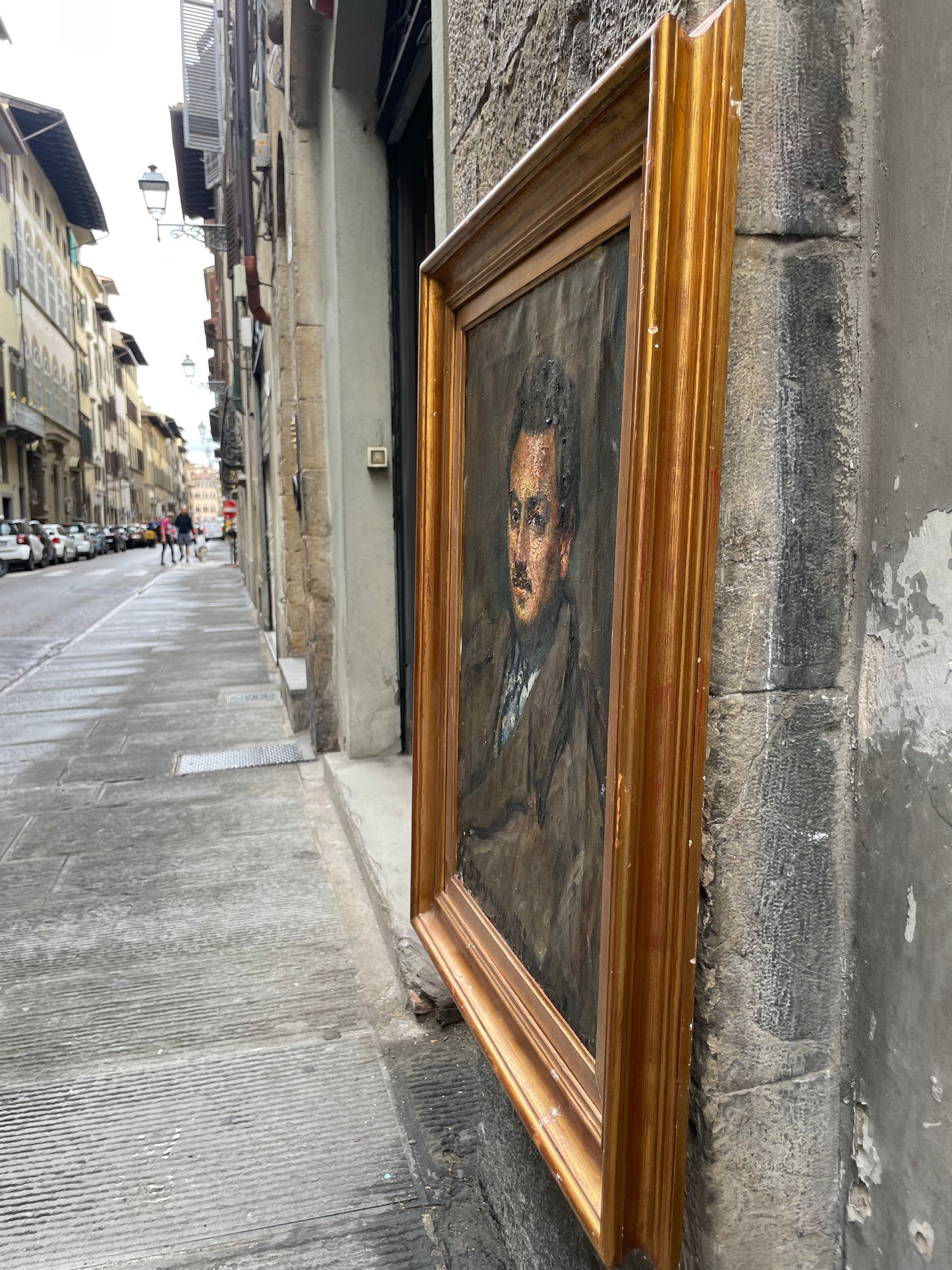 Guido Borgianni (1915–2011, Florence), Portrait with blue tie, 1952, signed and dated