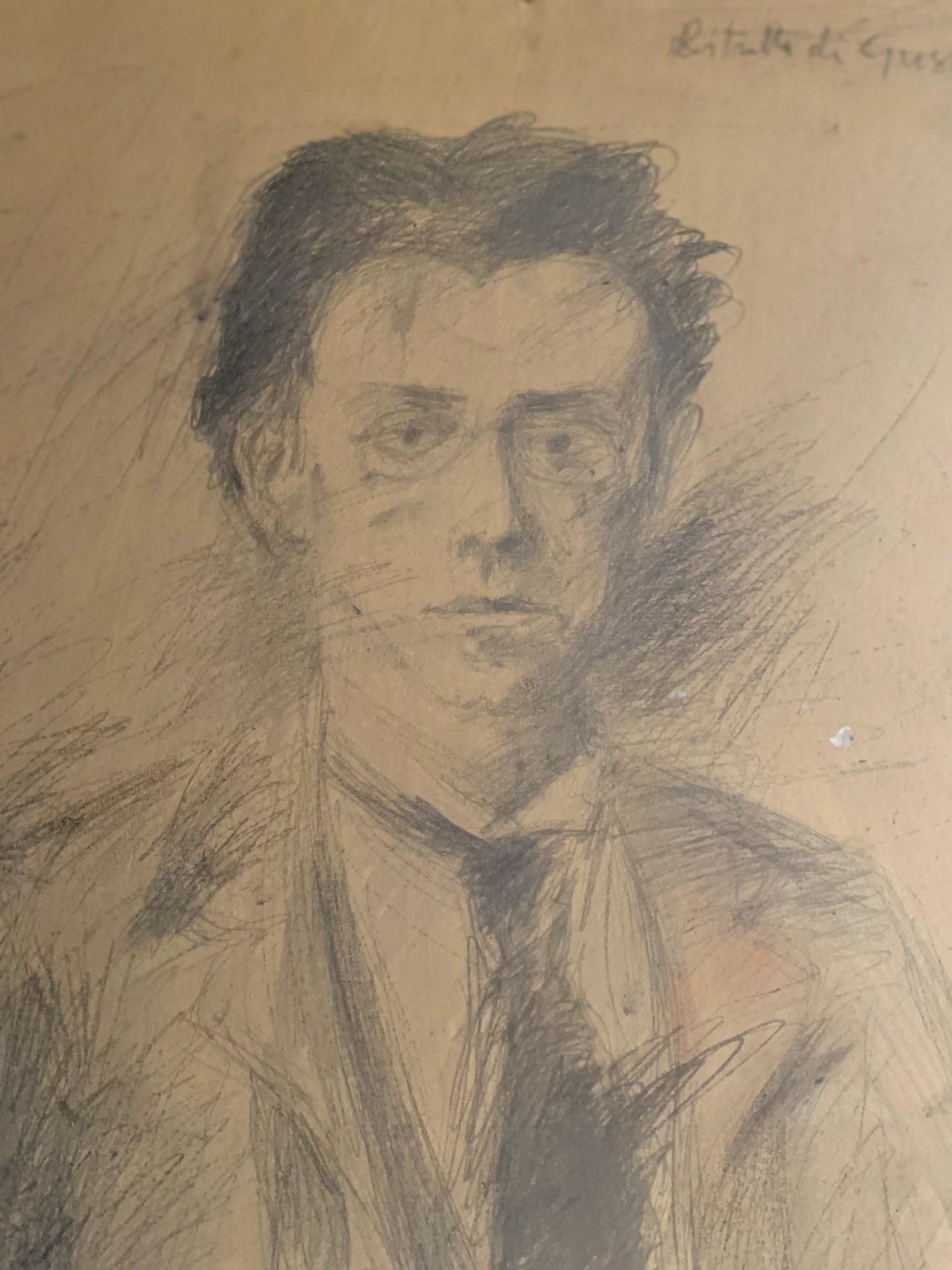 Portrait of Gustav Mahler by Folco Chiti Battelli (Florence,  1932-2011)