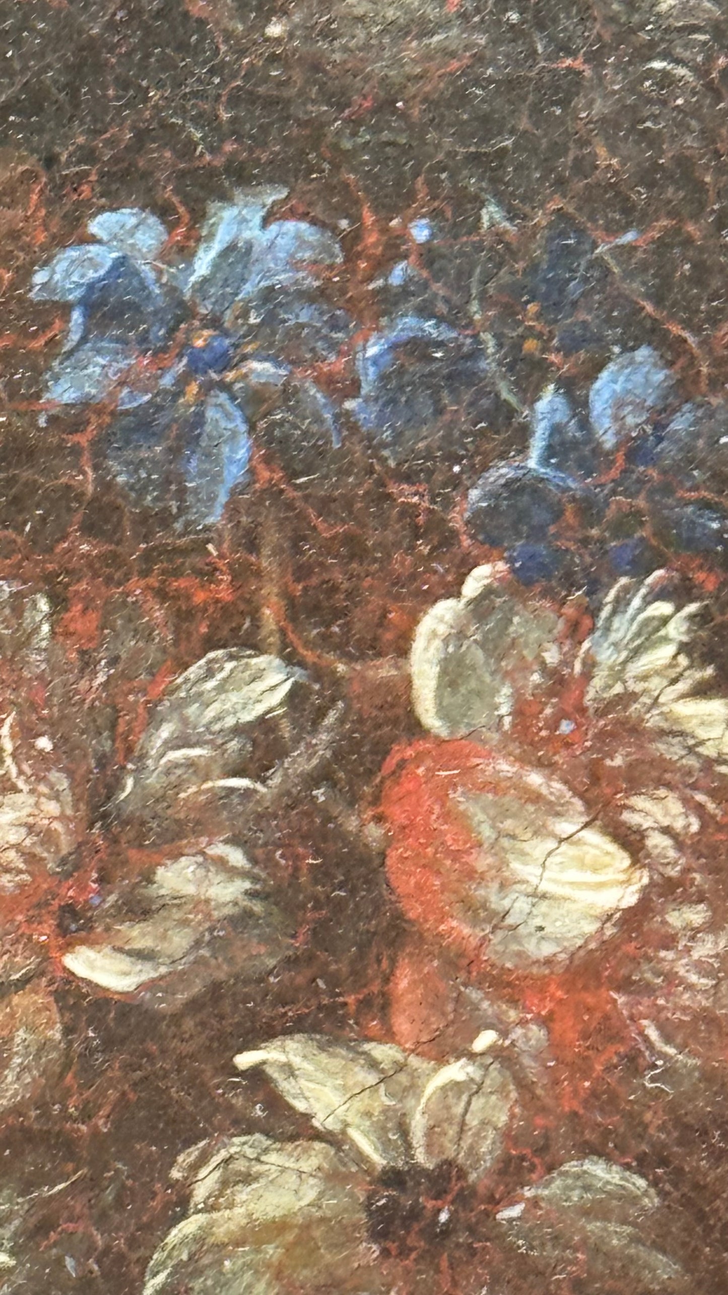 Gaspare Lopez, attribuzione Natura morta con fontana, obelisco e cascata di fiori in un giardino, Napoli, c. 1720