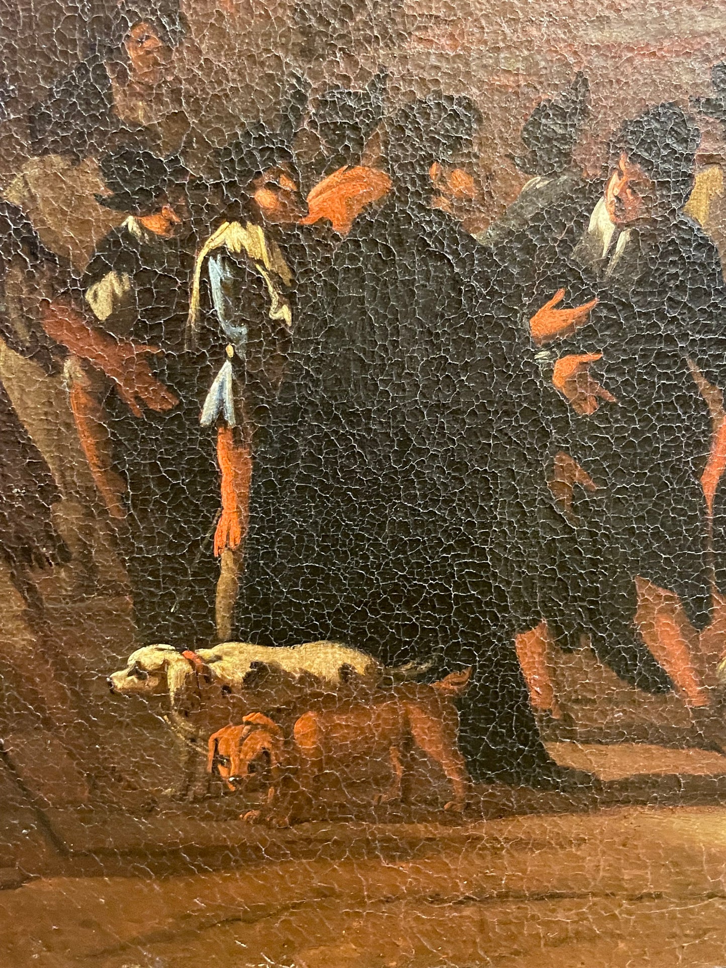Ciarlatano con serpenti in una piazza di Roma, Bamboccianti, XVII secolo
