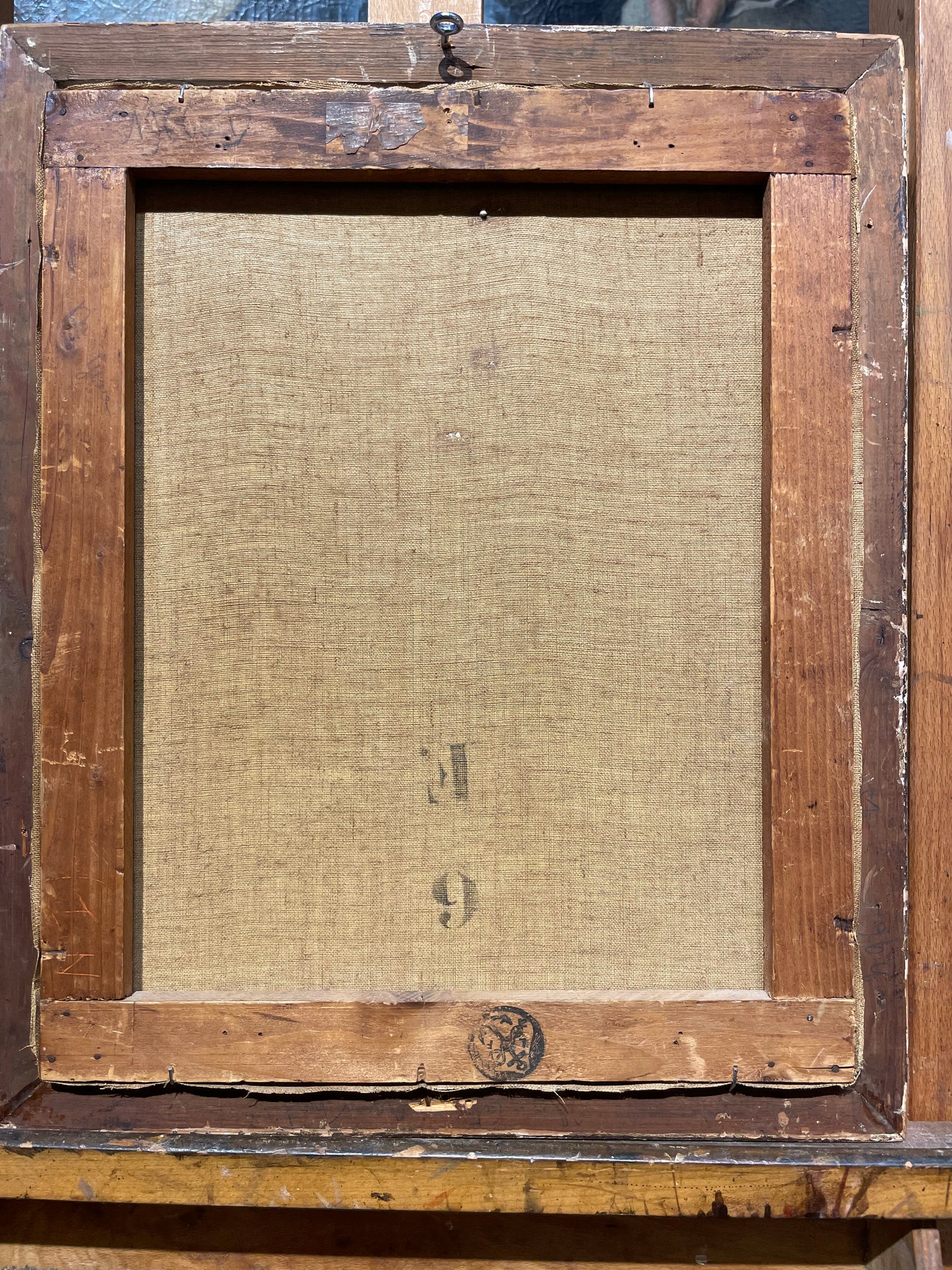 Seguace di Marie Laurencin, ritratto femminile con rosa, olio su tela, ca. 1929, 34,5 x 40,5 cm