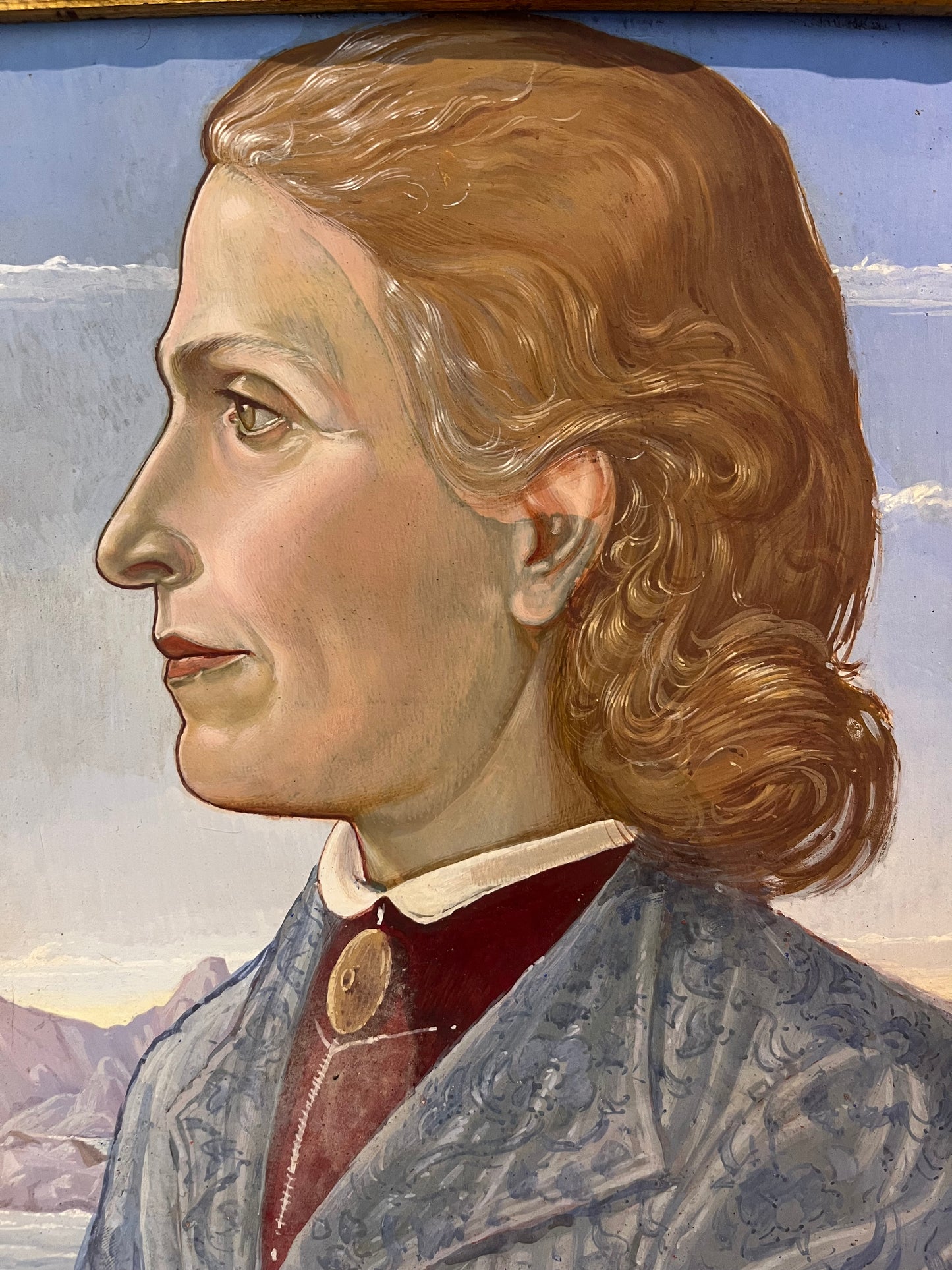 Moglie del falsario senese Icilio Joni, ritratta dal figlio Fiorenzo, datata 1942