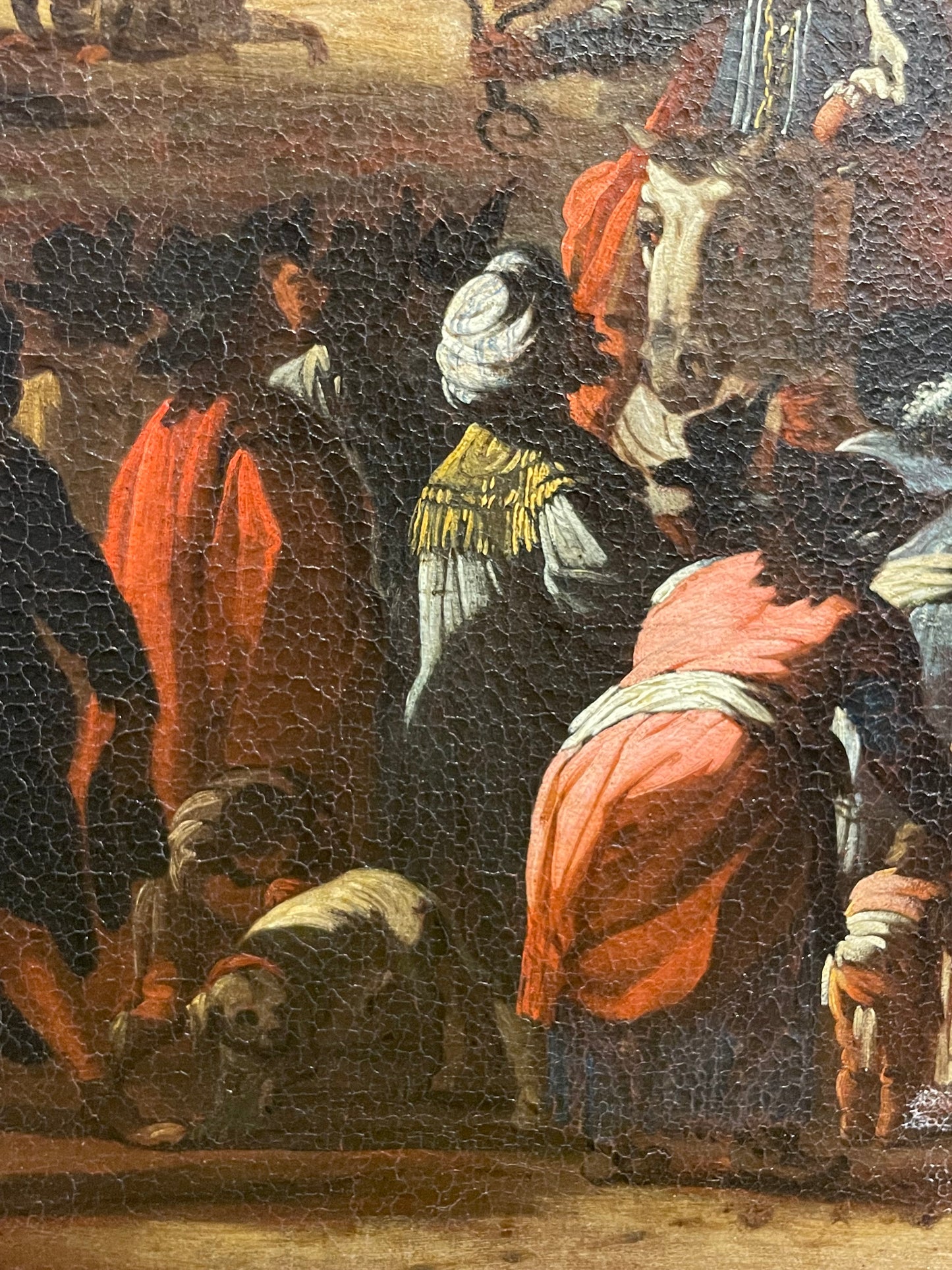 Ciarlatano con serpenti in una piazza di Roma, Bamboccianti, XVII secolo