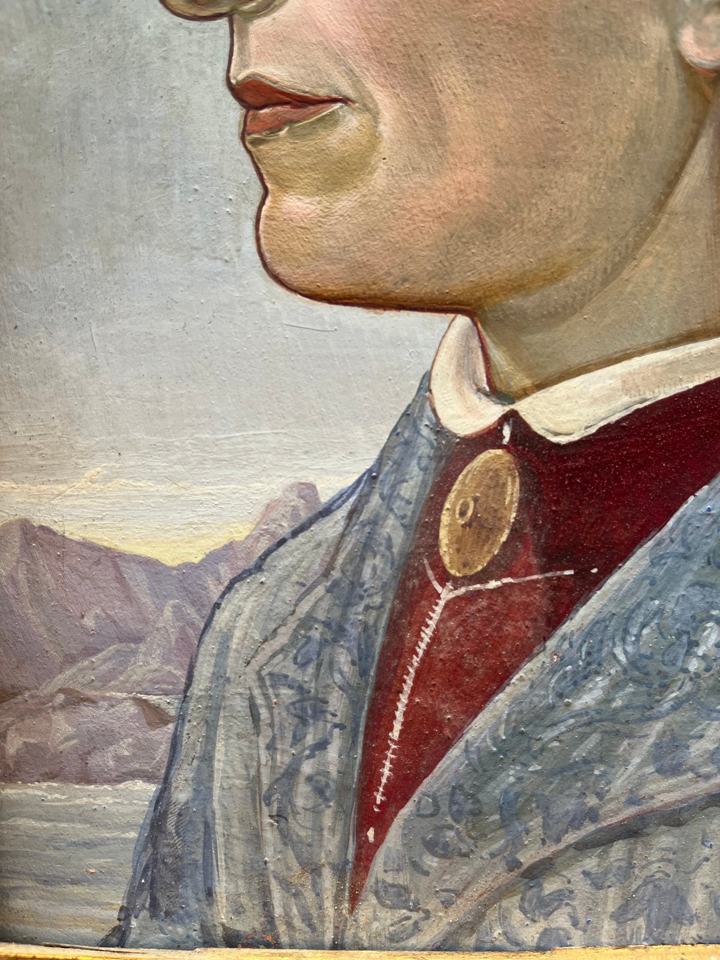 Moglie del falsario senese Icilio Joni, ritratta dal figlio Fiorenzo, datata 1942