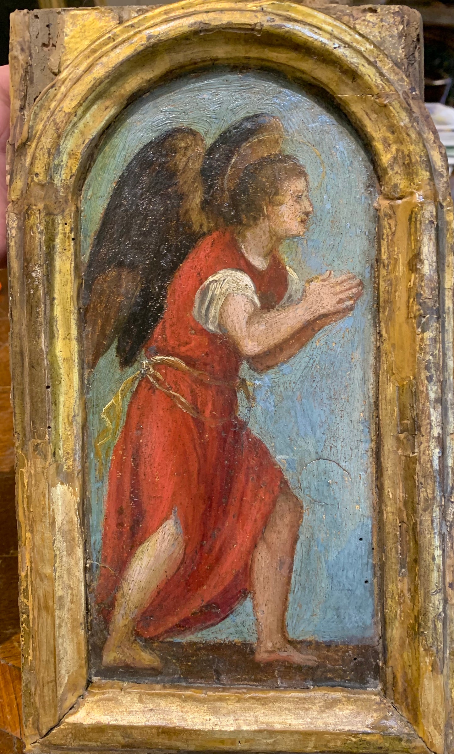 The tabernacle door with the Angel. Italy. Early 17th century.
