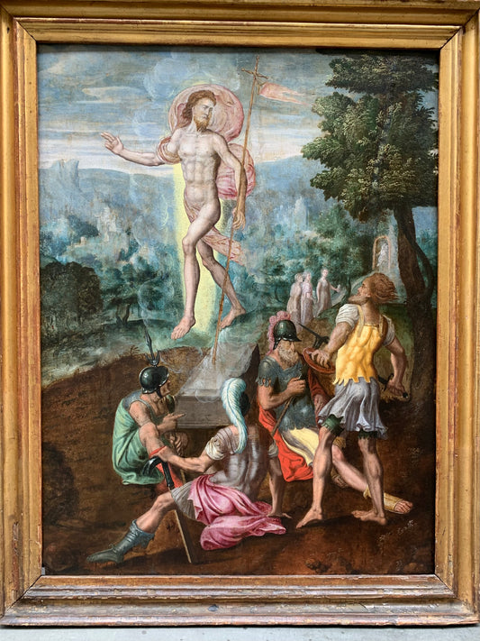 Late XVI century. Resurrection of Christ. Circle of Master of Prodigal son.