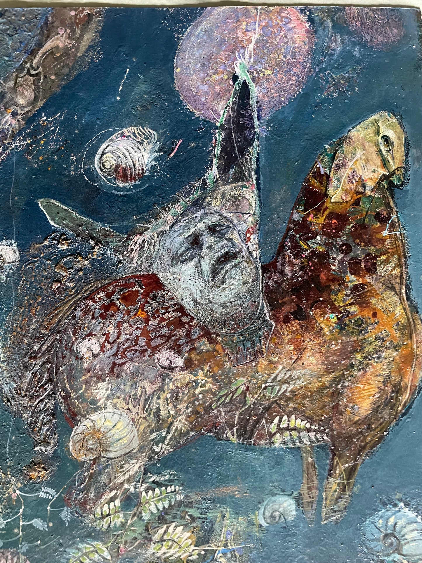 Ewa Adamowicz, Metamorfosi di centauro in un paesaggio fossile, Polonia, 1989