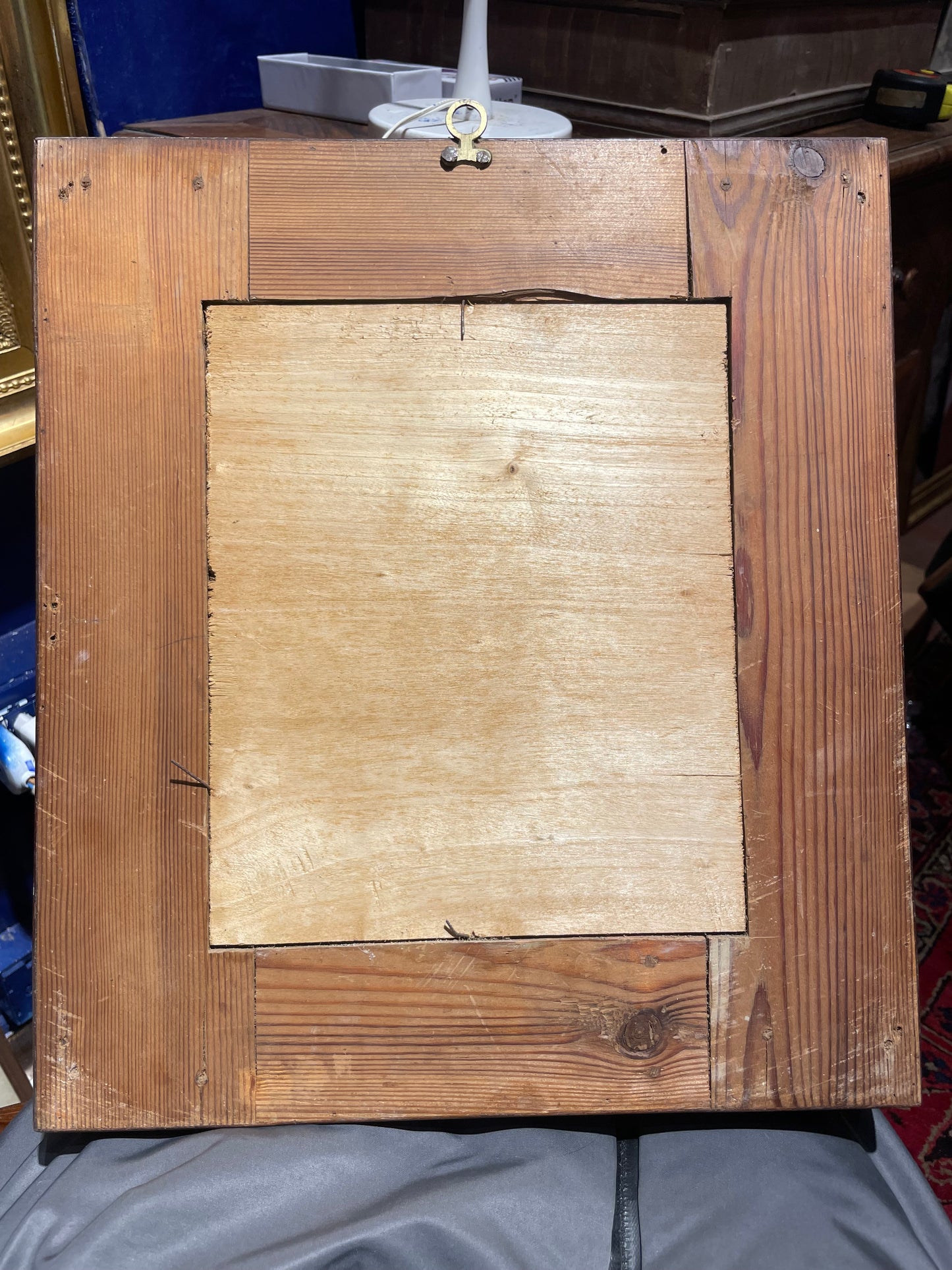 Acquerello ottocentesco nelle campagne toscane presso Firenze, Elisabetta Del Monte Bourbon, firmato e datato 1829