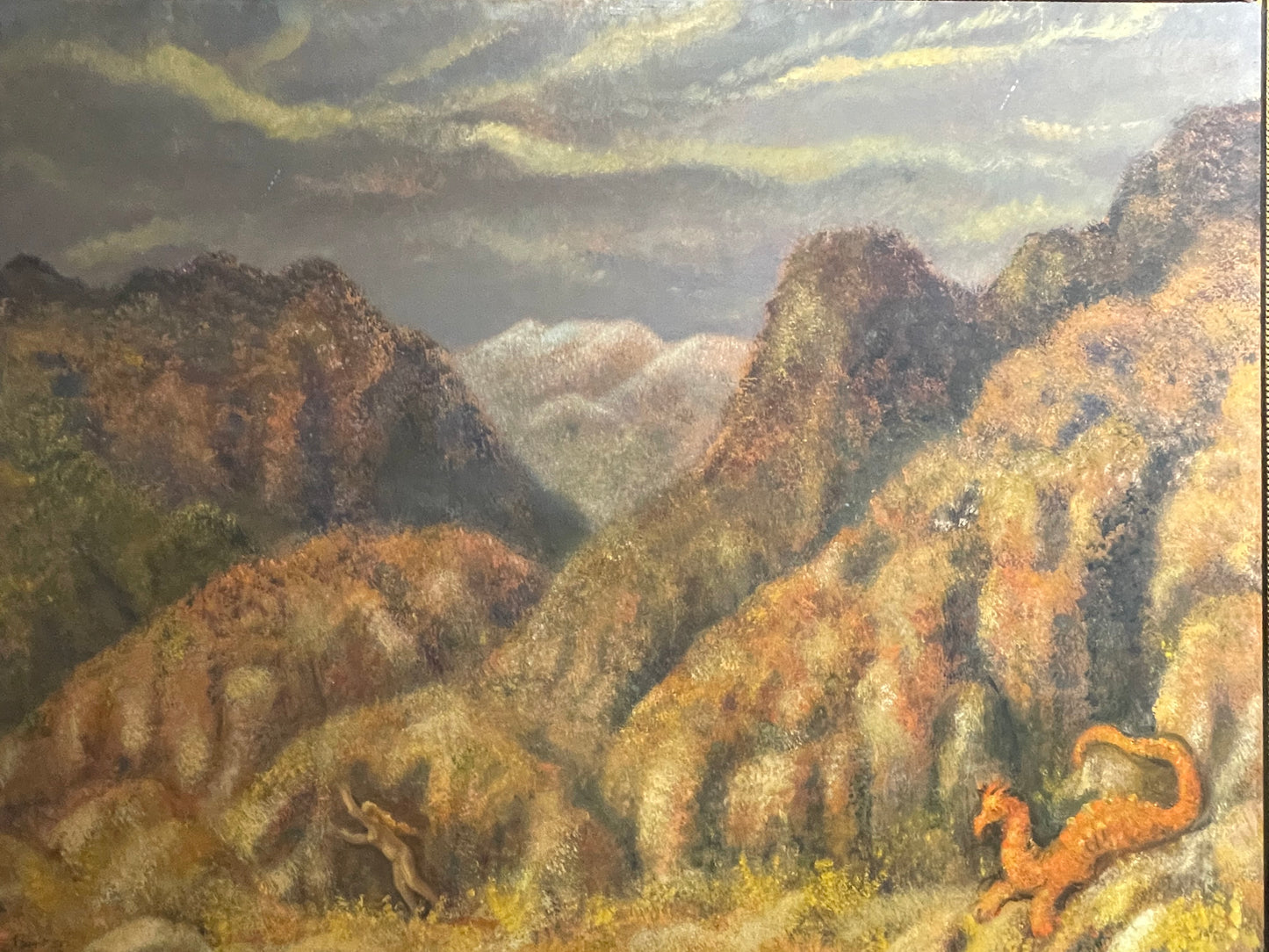 Bartolomeo Butori, Lucca, Tema mitico con drago, 1950