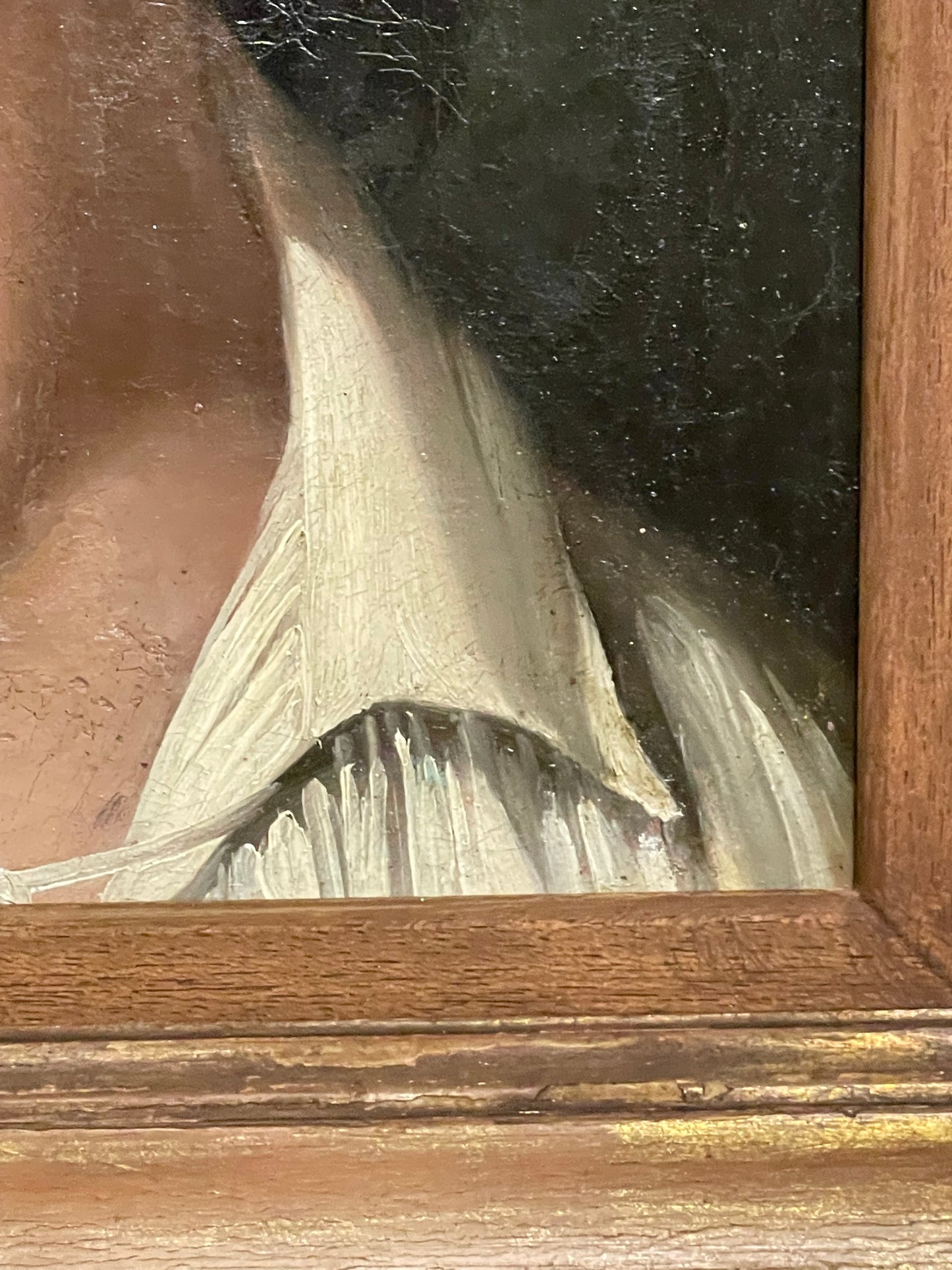 Academic study of Young man’s head. Romantic era. 1820-40. French school.