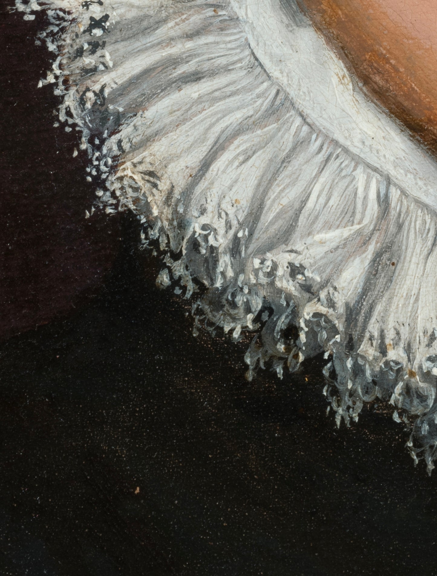 Alessandro Allori, atelier. Ritratto di dama con cappello di velluto nero. Scuola fiorentina. XVI secolo.