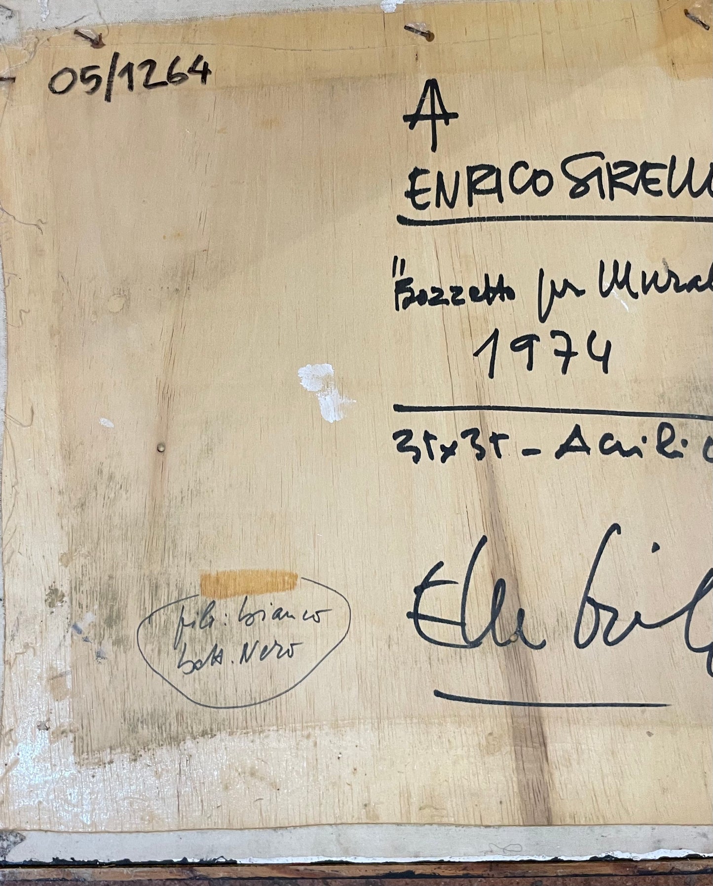 Enrico Sirello, 1975 – Effetti anisotropici nella pittura astratta italiana, Movimento Arte Programmata