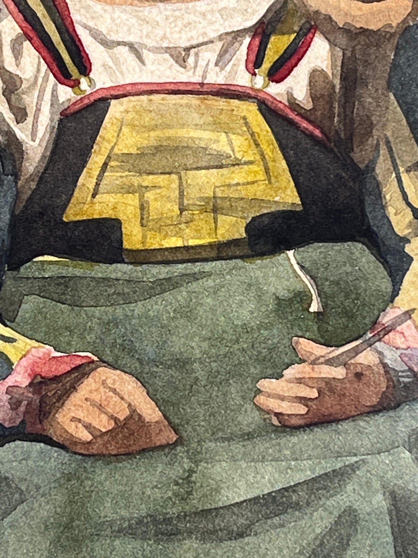 Donna italiana in costume della Ciociaria o d’Abruzzo, con fuso, XIX secolo

Acquerello