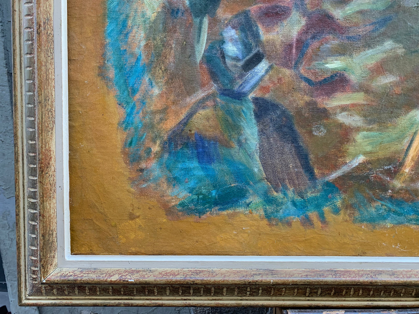 Tin Florias, Danza di Corfù, artista greco del XX secolo tra Grecia e Parigi, Cm 130 × 103