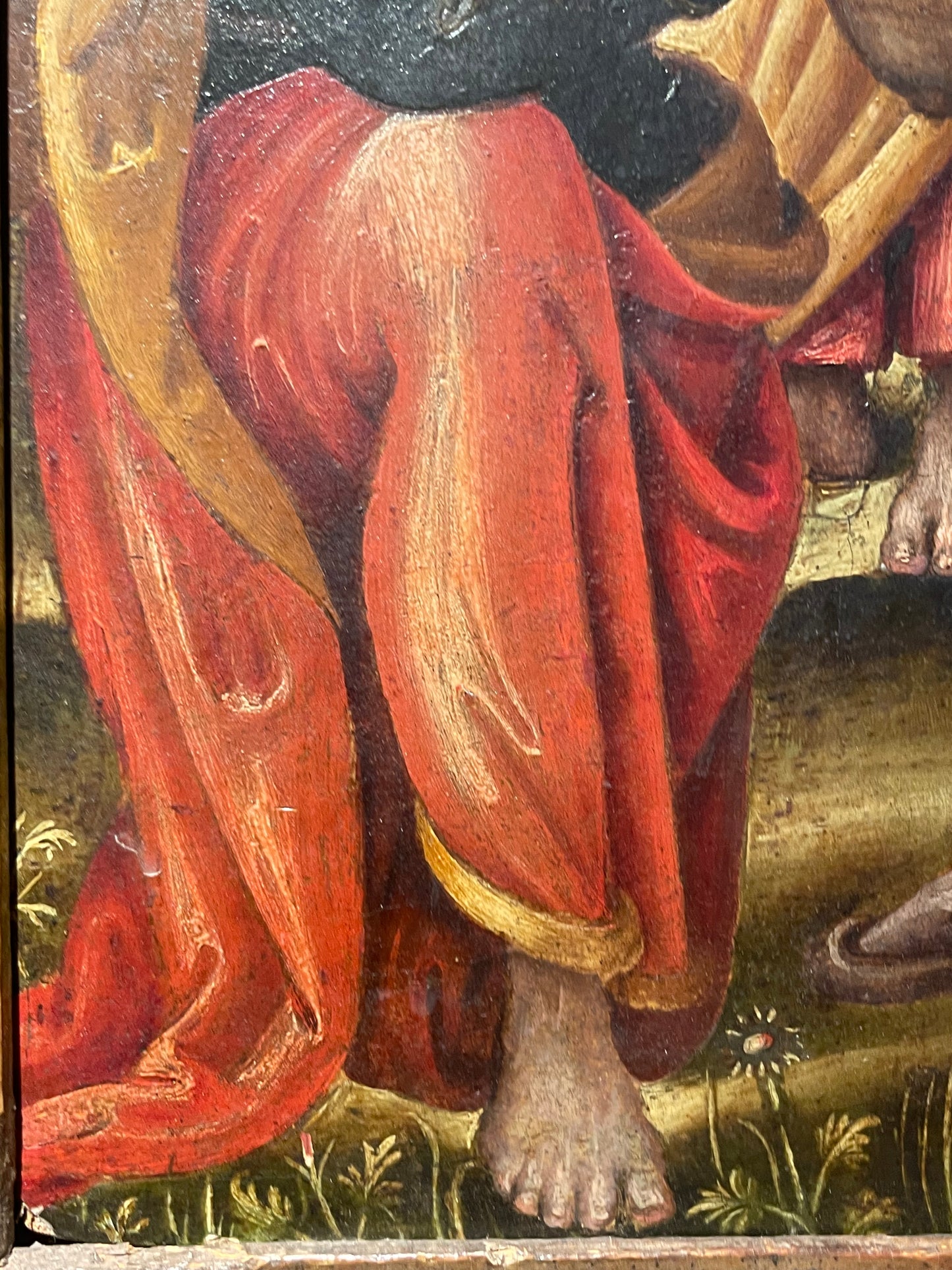 Compianto sul Cristo morto. Scuola italiana. Inizio XVI secolo.