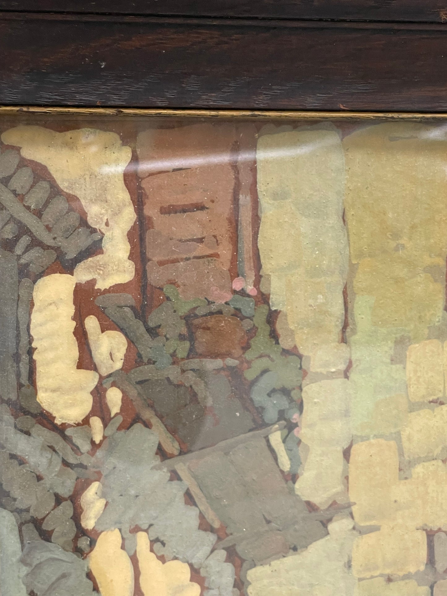 André Petroff, Russian painter from Saint Petersburg – Village in the hinterland of the French Riviera, 1920s–30s