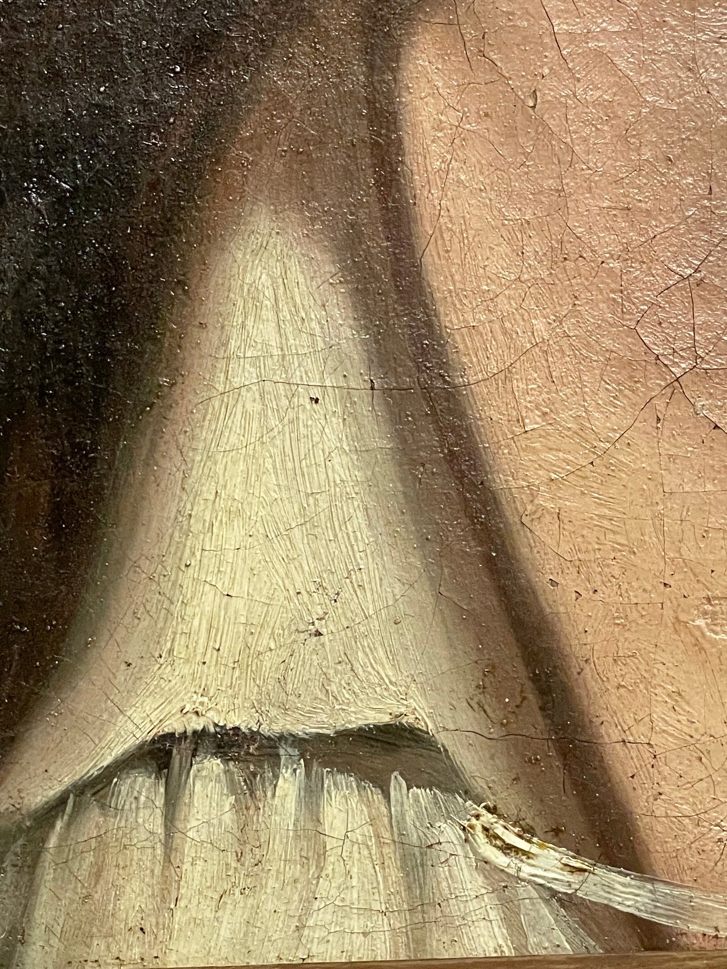 Academic study of Young man’s head. Romantic era. 1820-40. French school.