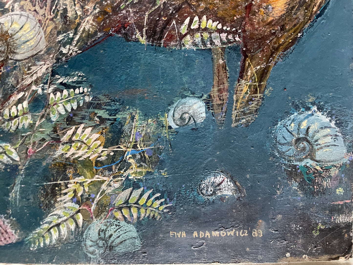 Ewa Adamowicz, Metamorfosi di centauro in un paesaggio fossile, Polonia, 1989