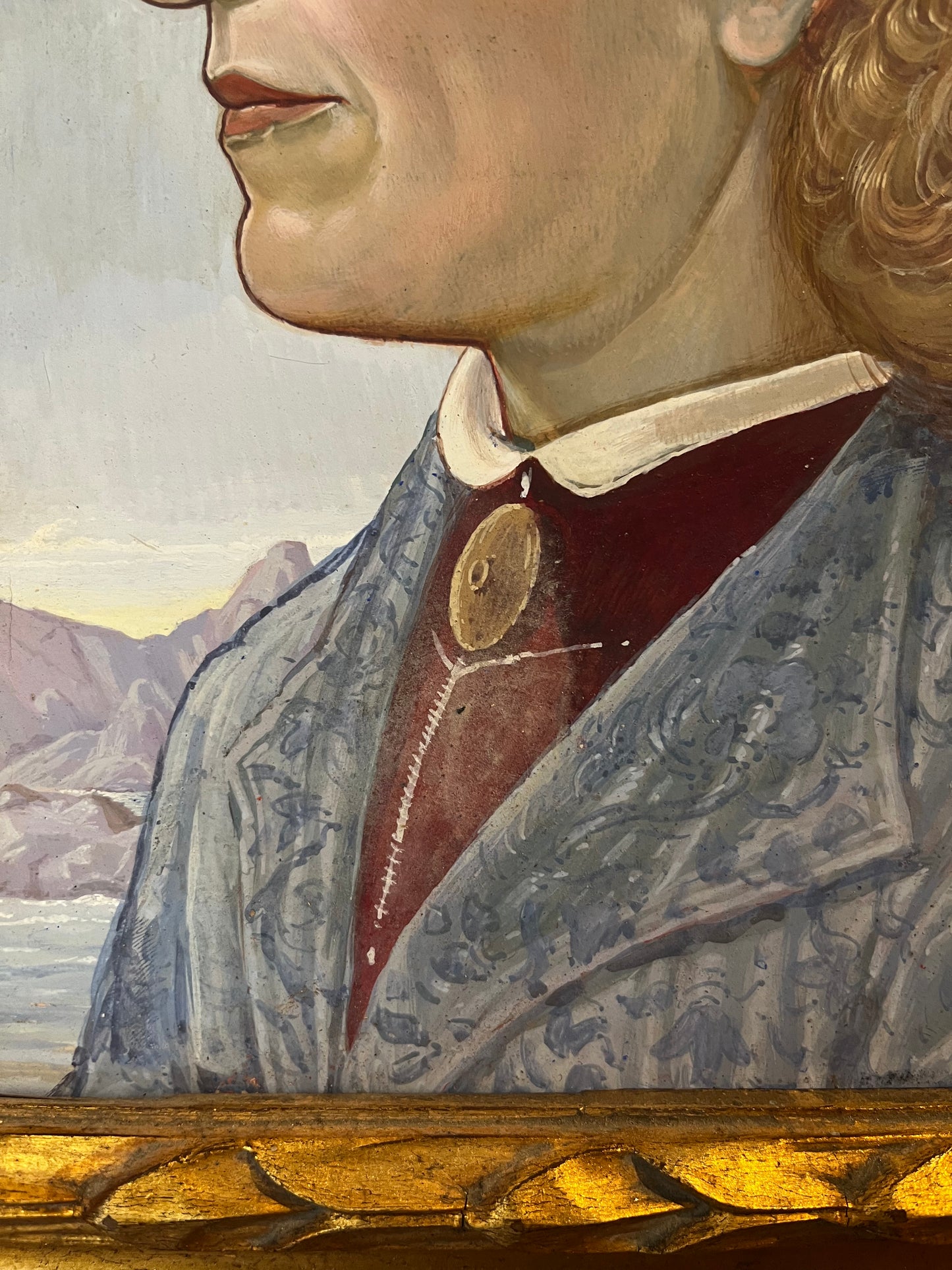 Moglie del falsario senese Icilio Joni, ritratta dal figlio Fiorenzo, datata 1942