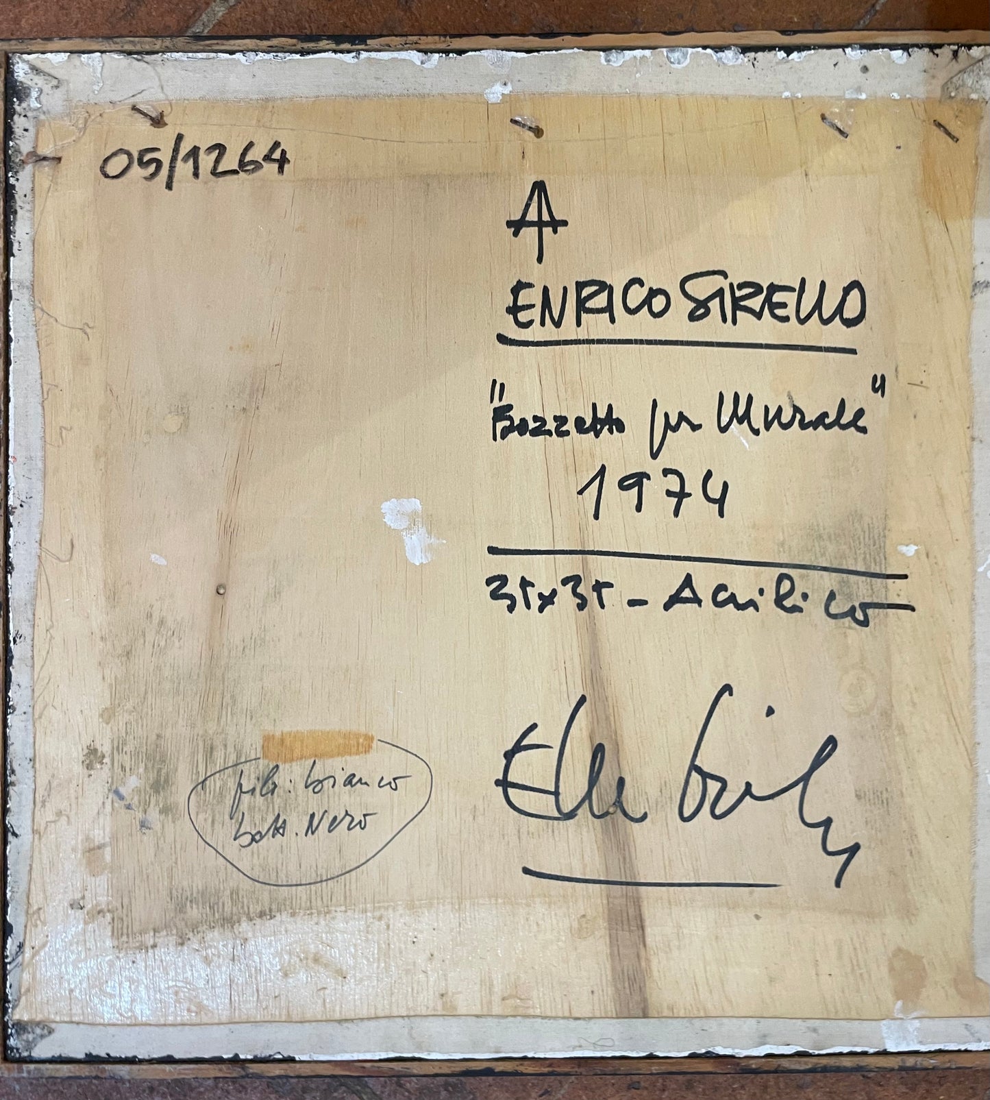 Enrico Sirello, 1975 – Effetti anisotropici nella pittura astratta italiana, Movimento Arte Programmata