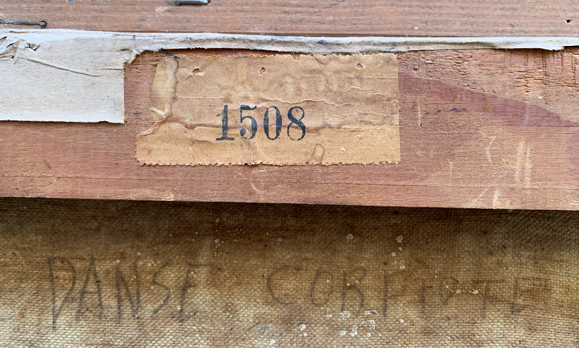 Tin Florias, Danza di Corfù, artista greco del XX secolo tra Grecia e Parigi, Cm 130 × 103