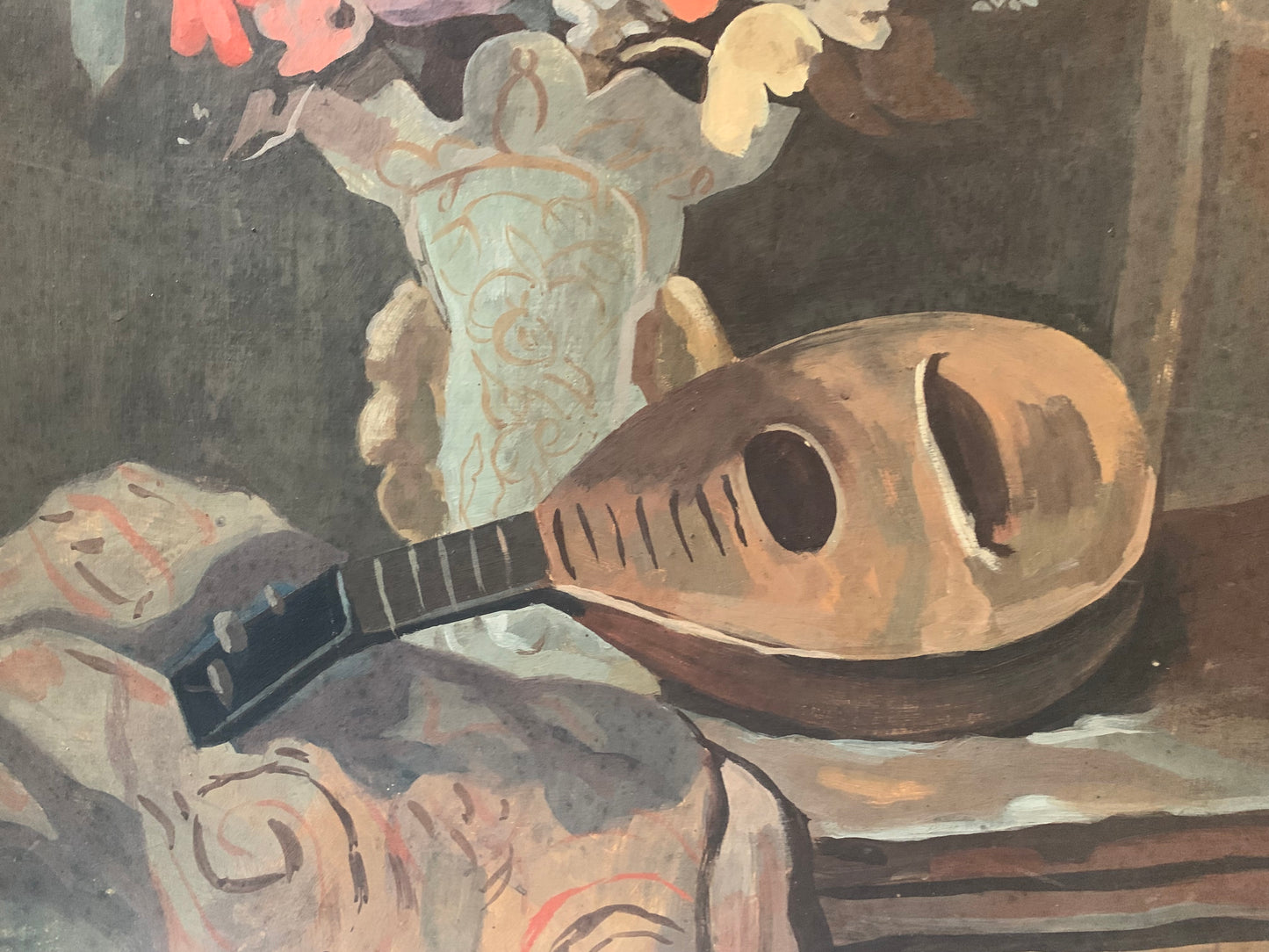Still Life With Musical Instrument. Circa 1940