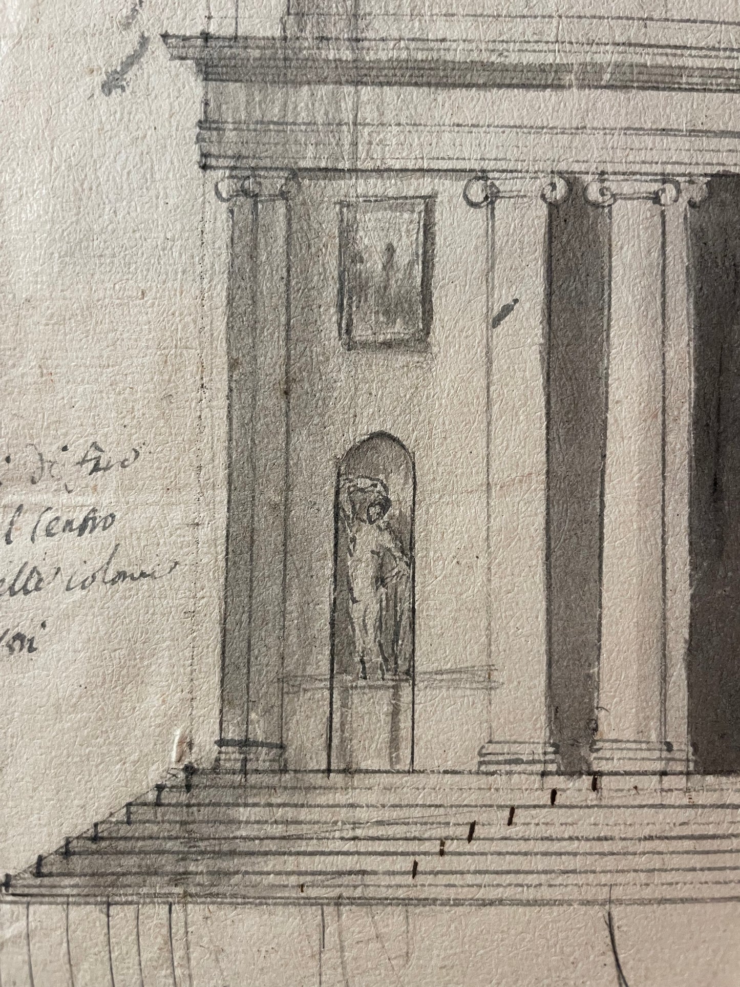 Onofrio Boni (Cortona, 1739 – Firenze, 1815)
Progetto per edificio rotondo destinato al gruppo della Niobe, Firenze, circa 1773