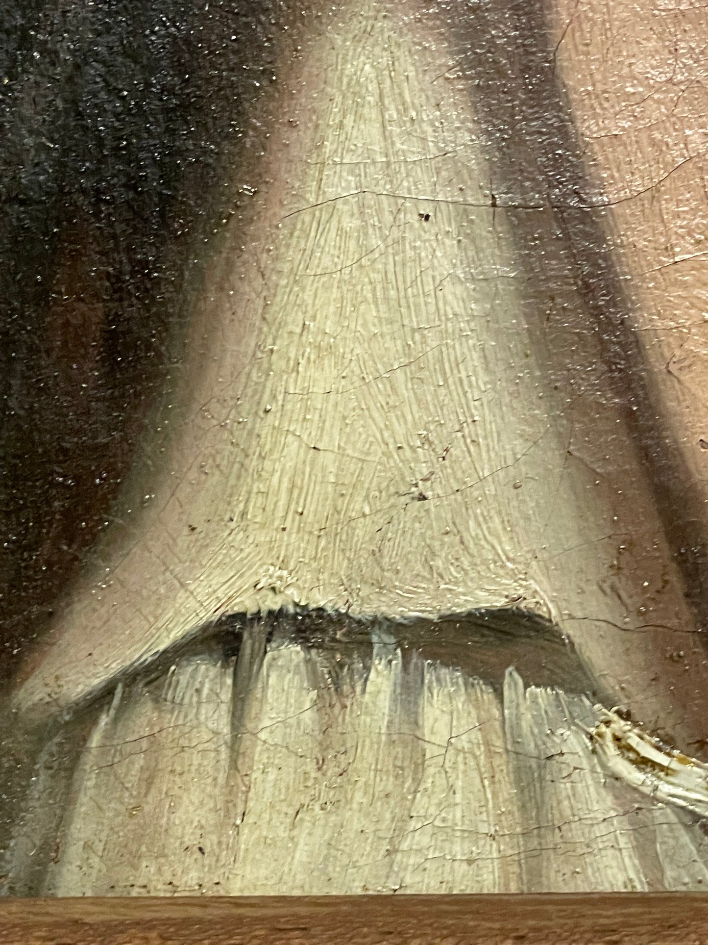 Academic study of Young man’s head. Romantic era. 1820-40. French school.