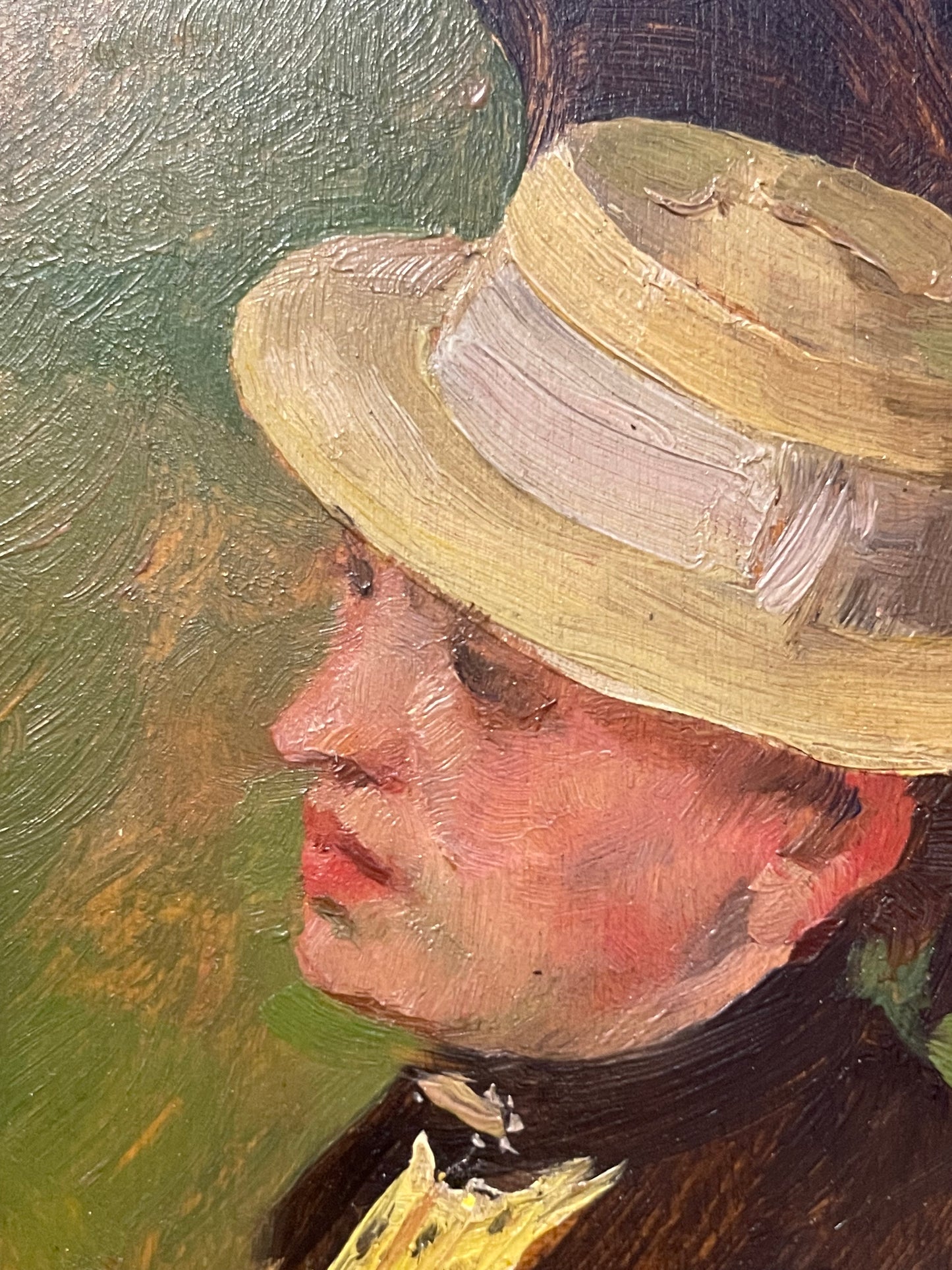 Gustav Magyar Mannheimer, pittore di Budapest a Parigi – Donna con cappello e parasole