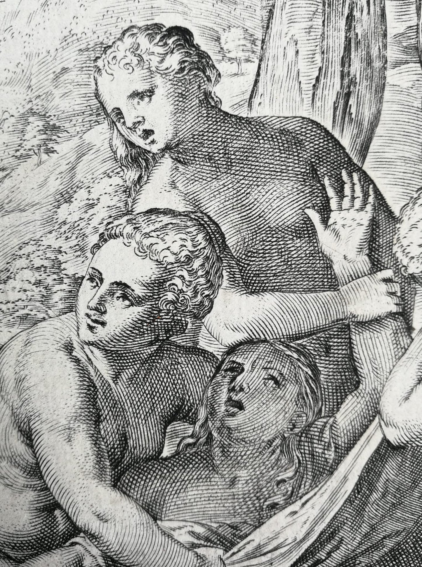 Cornelis Cort (1533–1578) – Diana and Callisto, engraving after Titian, Venice 1566, second state