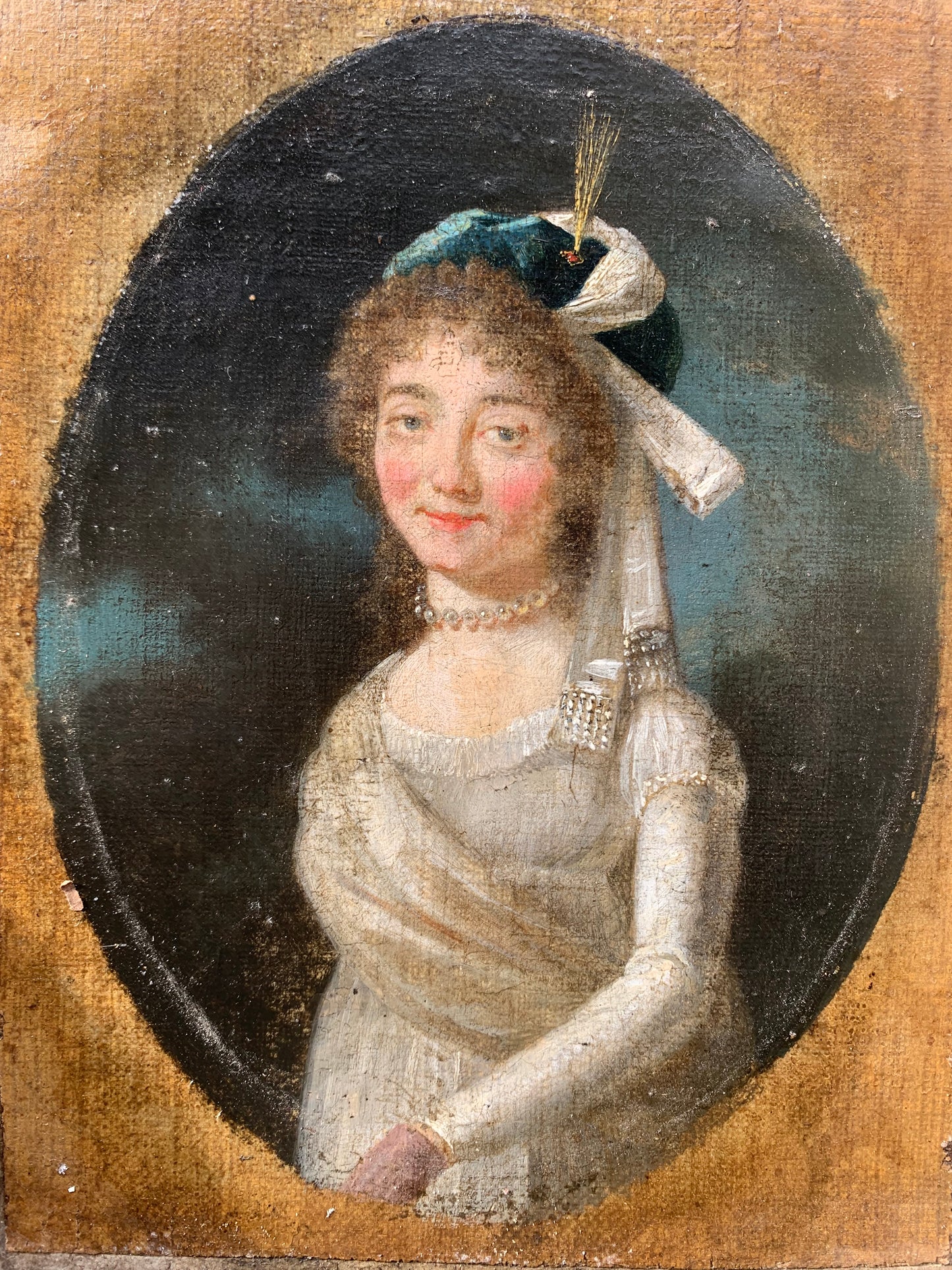 Portrait of a Woman with an Oriental-Style Headdress, circa 1790-1805