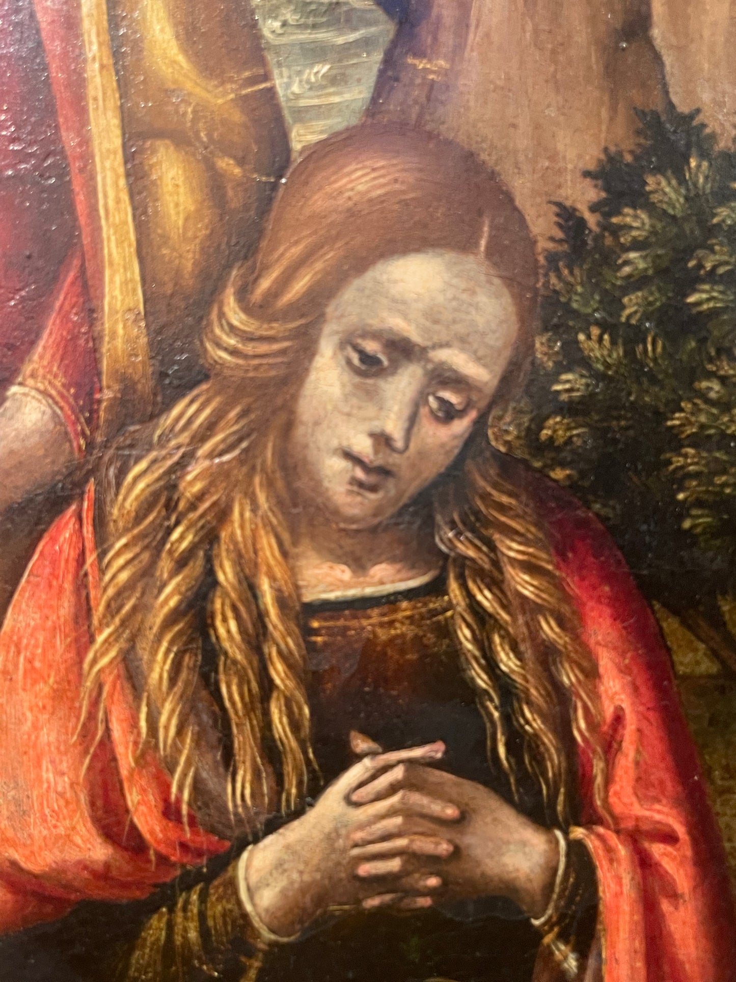 Compianto sul Cristo morto. Scuola italiana. Inizio XVI secolo.