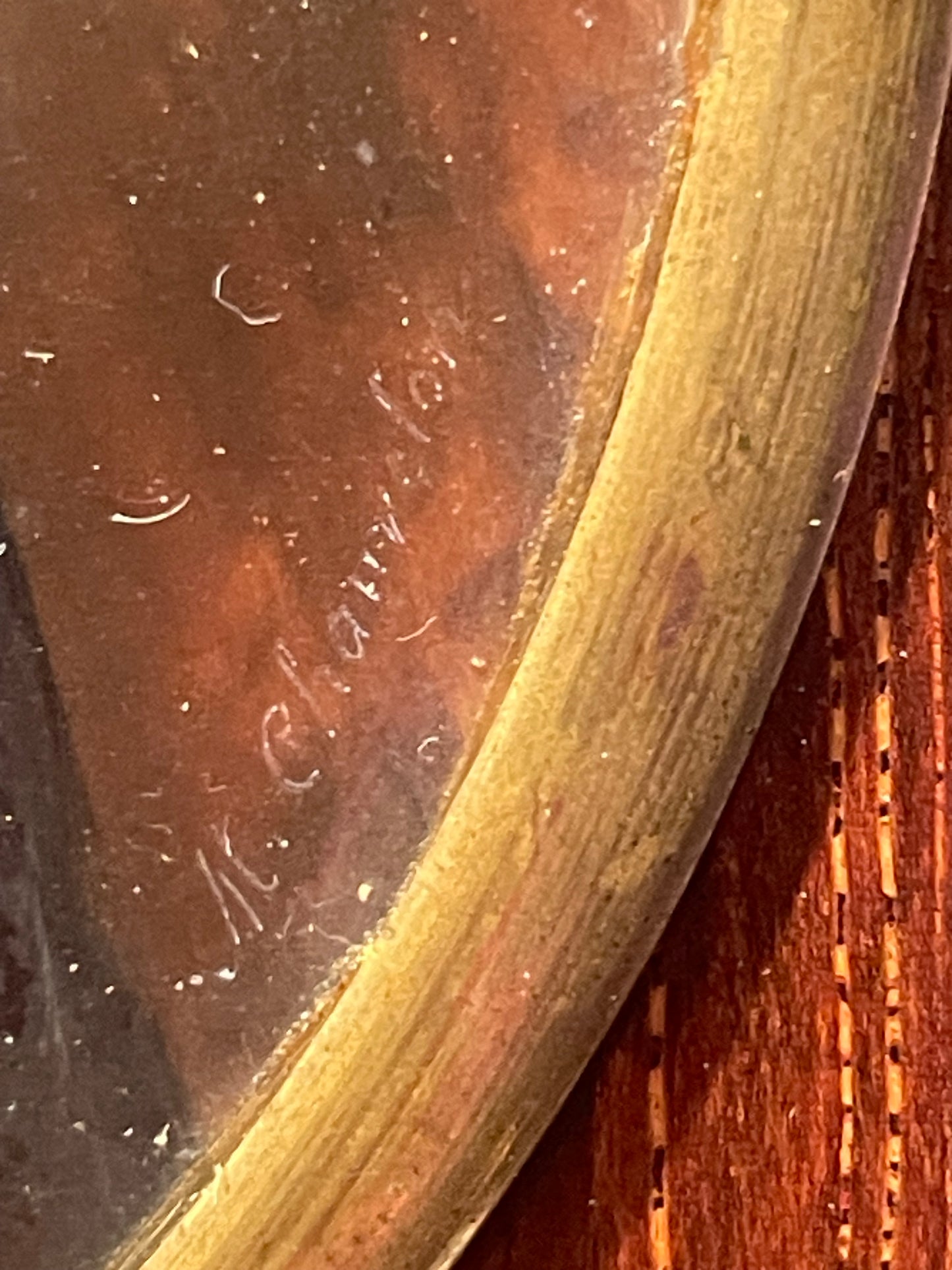 Ritratto miniatura di giovane uomo, firmato M. Chavelon (?), circa 1835–1840