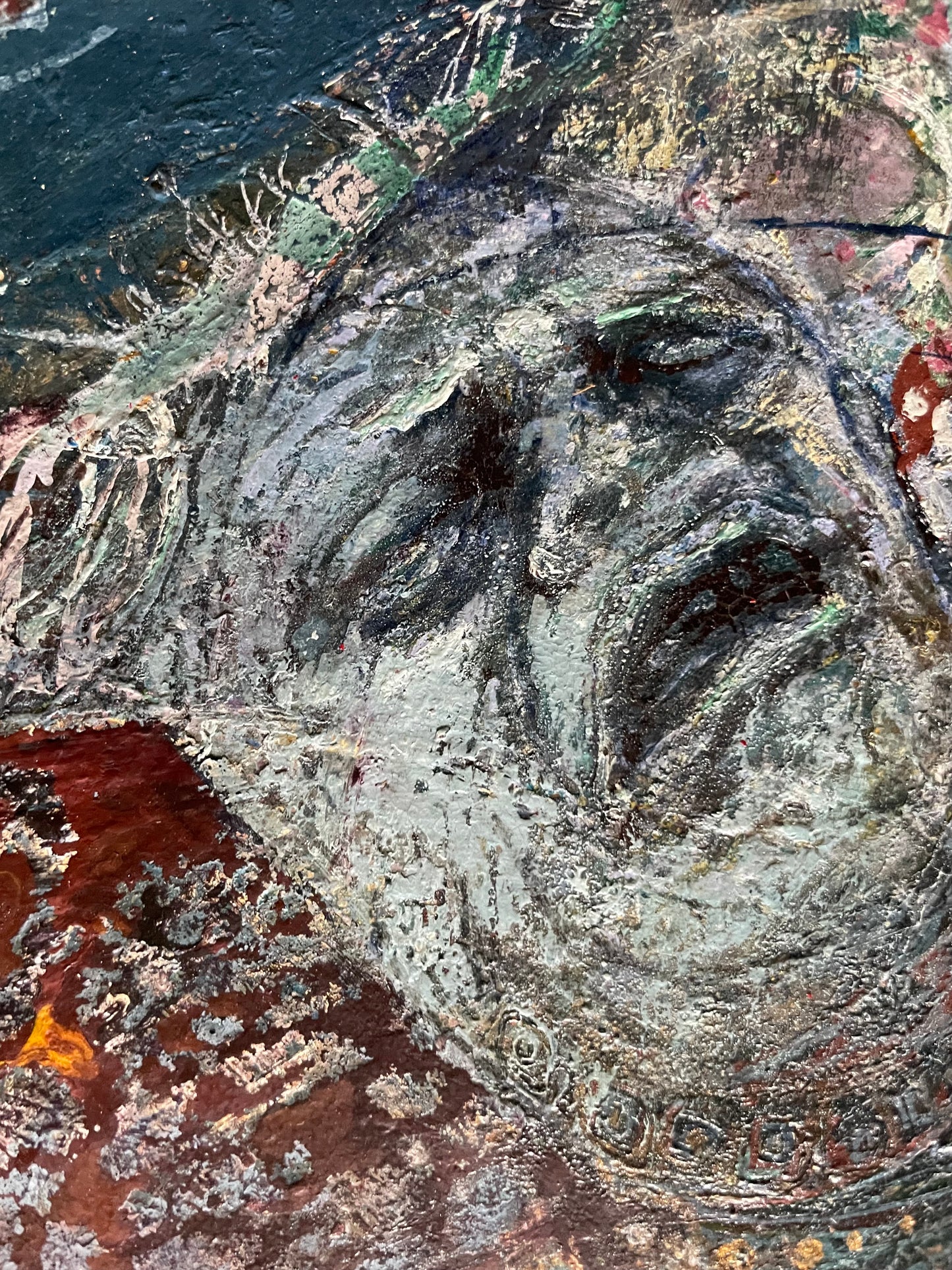 Ewa Adamowicz, Metamorfosi di centauro in un paesaggio fossile, Polonia, 1989