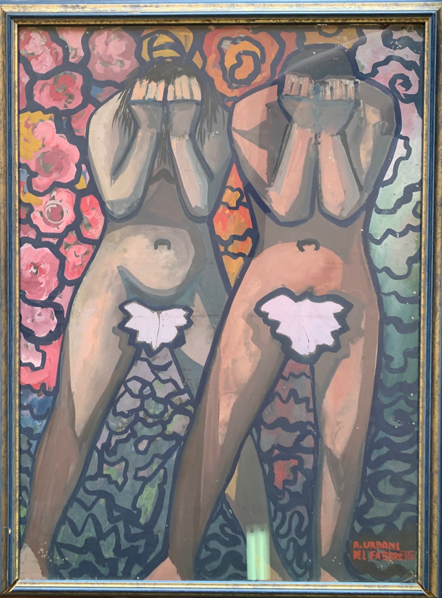 Urbani del Fabbretto. Adam and Eve, circa 1930. Roman school.