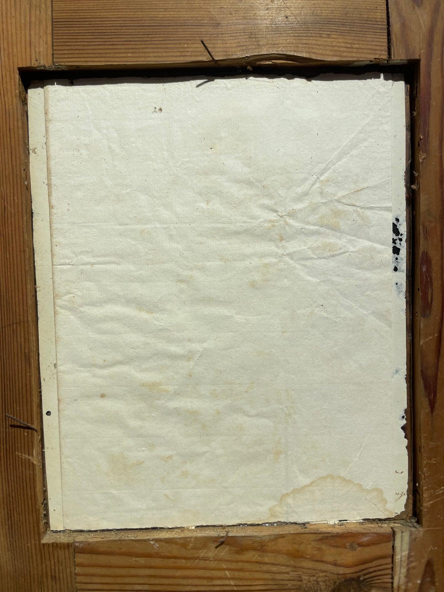 Acquerello ottocentesco nelle campagne toscane presso Firenze, Elisabetta Del Monte Bourbon, firmato e datato 1829