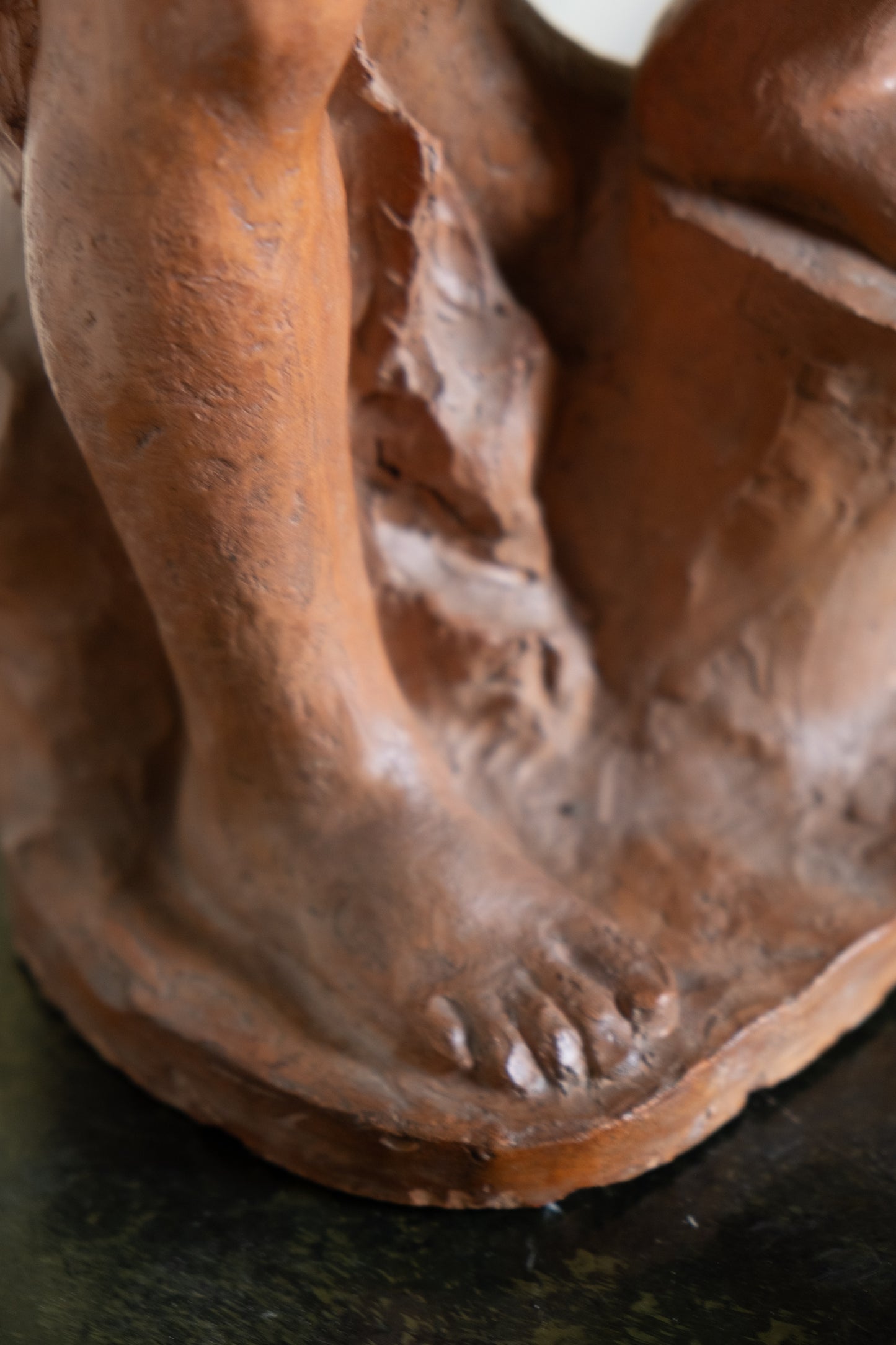 Woman with hands above head, terracotta, 1945, Giorgio Rossi (1894-1981), Tuscan Sculptor.