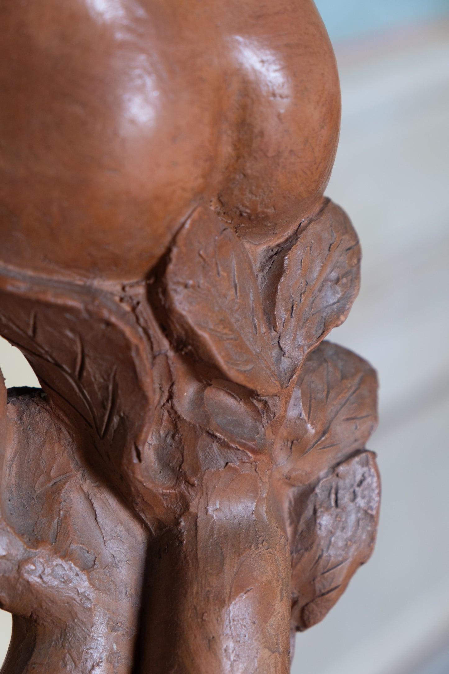 Woman with hands above head, terracotta, 1945, Giorgio Rossi (1894-1981), Tuscan Sculptor.